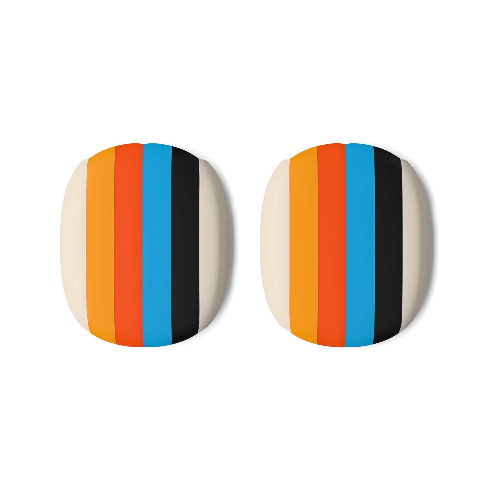 Sateenkaariraitoja beige - AirPod Max -suojakotelo