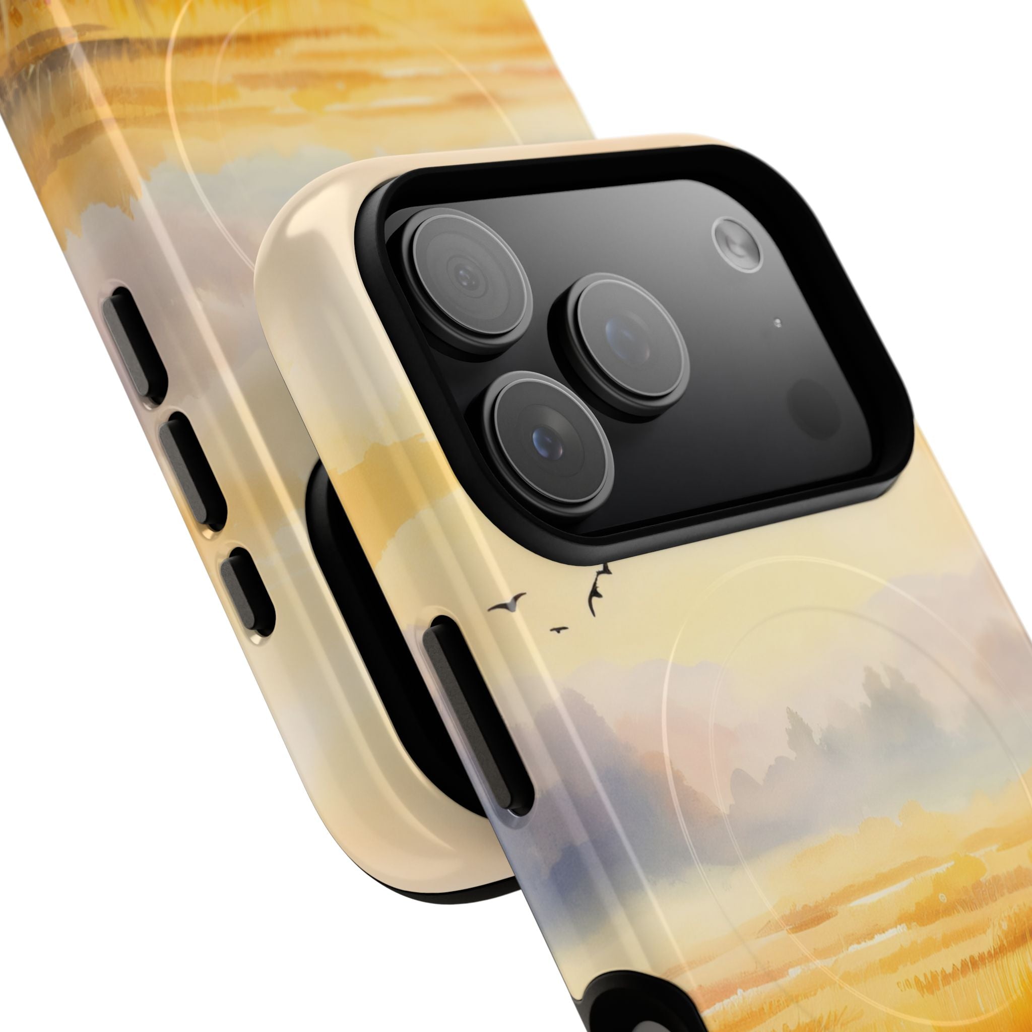 Glowing Sunrise iPhone 17 Pro Case - Tough+