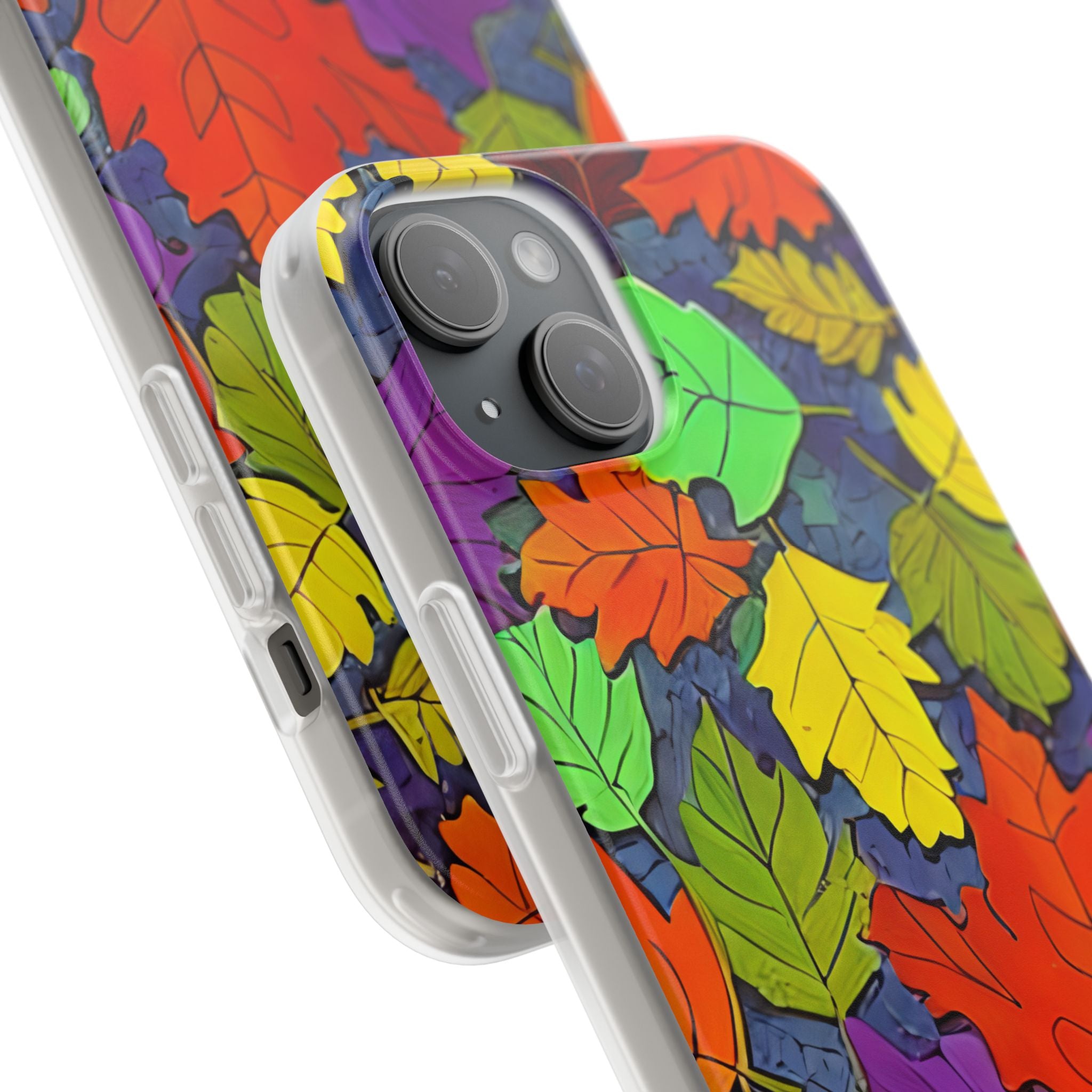 Vivid Leafburst iPhone 15 Plus Case - Soft