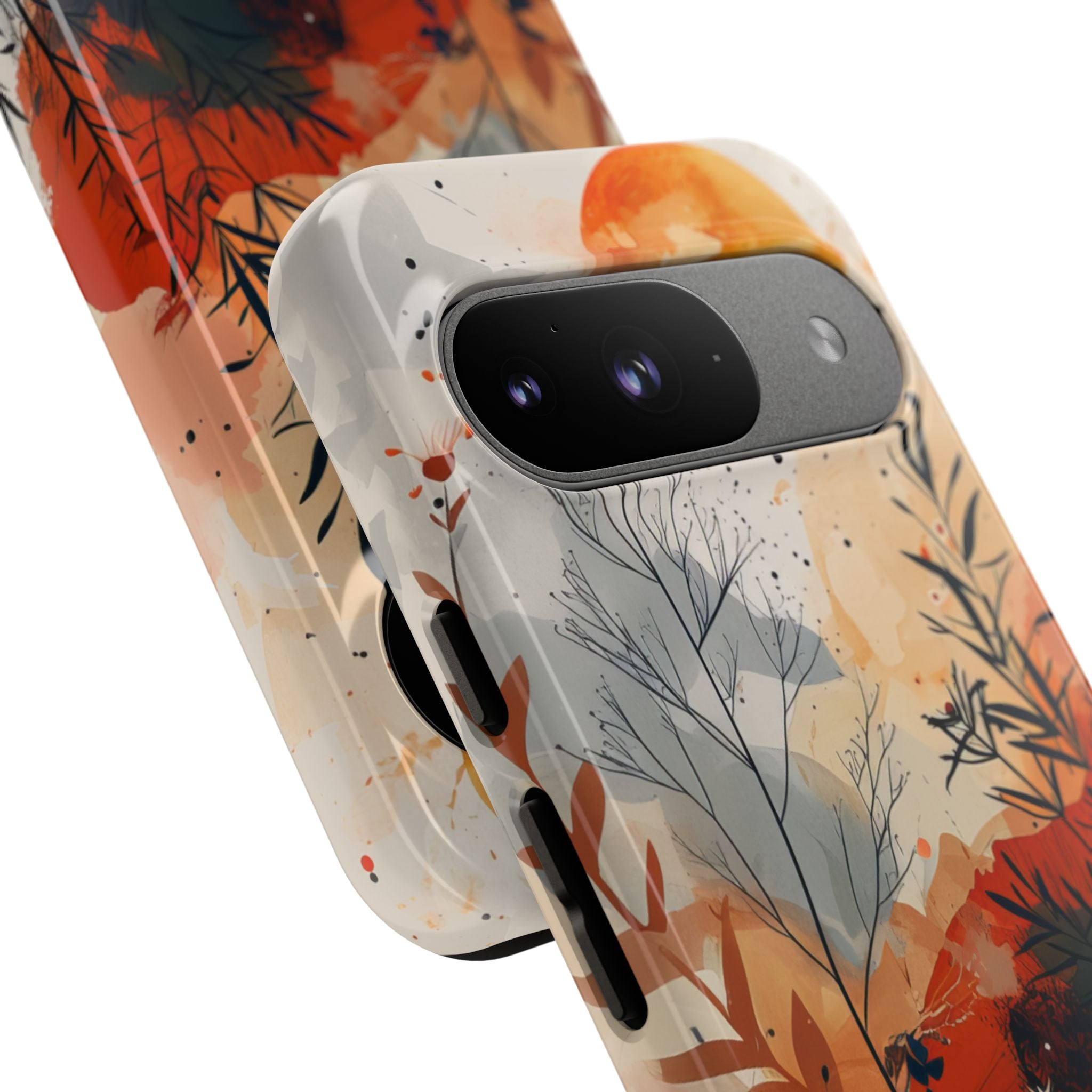 Orange Solstice Google Pixel 9 Case - Tough