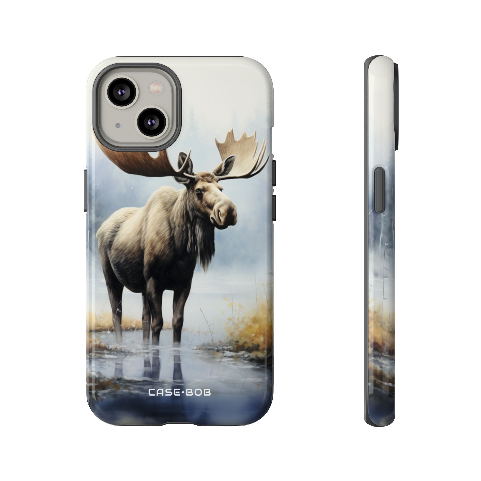 Moose Reflection iPhone 14 Case - Tough