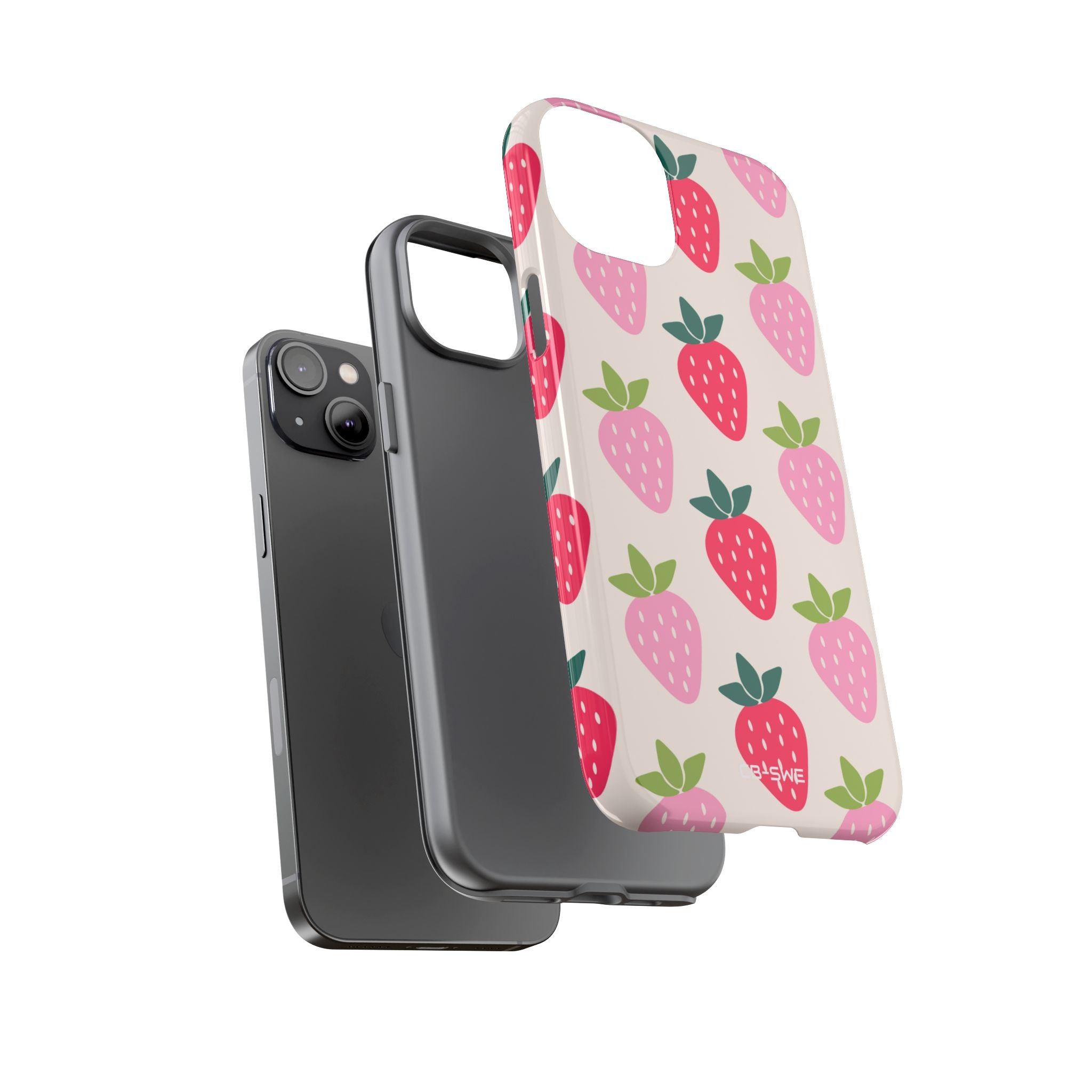 Vibrant Strawberry Rhythm - iPhone Case