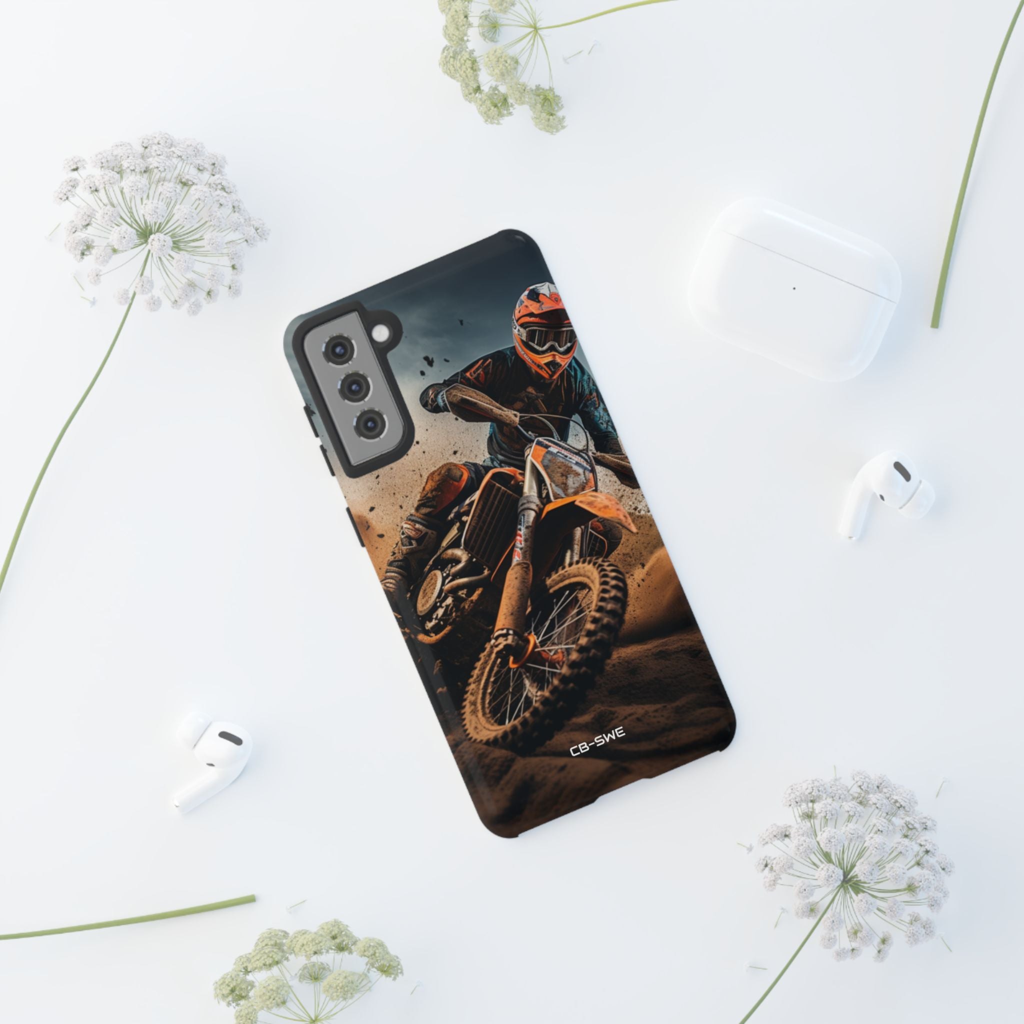Rider Amidst Desert Fury - Samsung Case