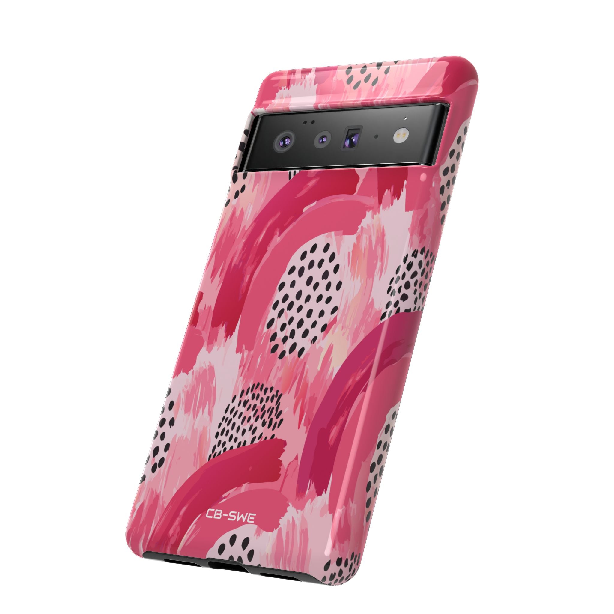 Vibrant Brushwork Dance - Google Pixel Case