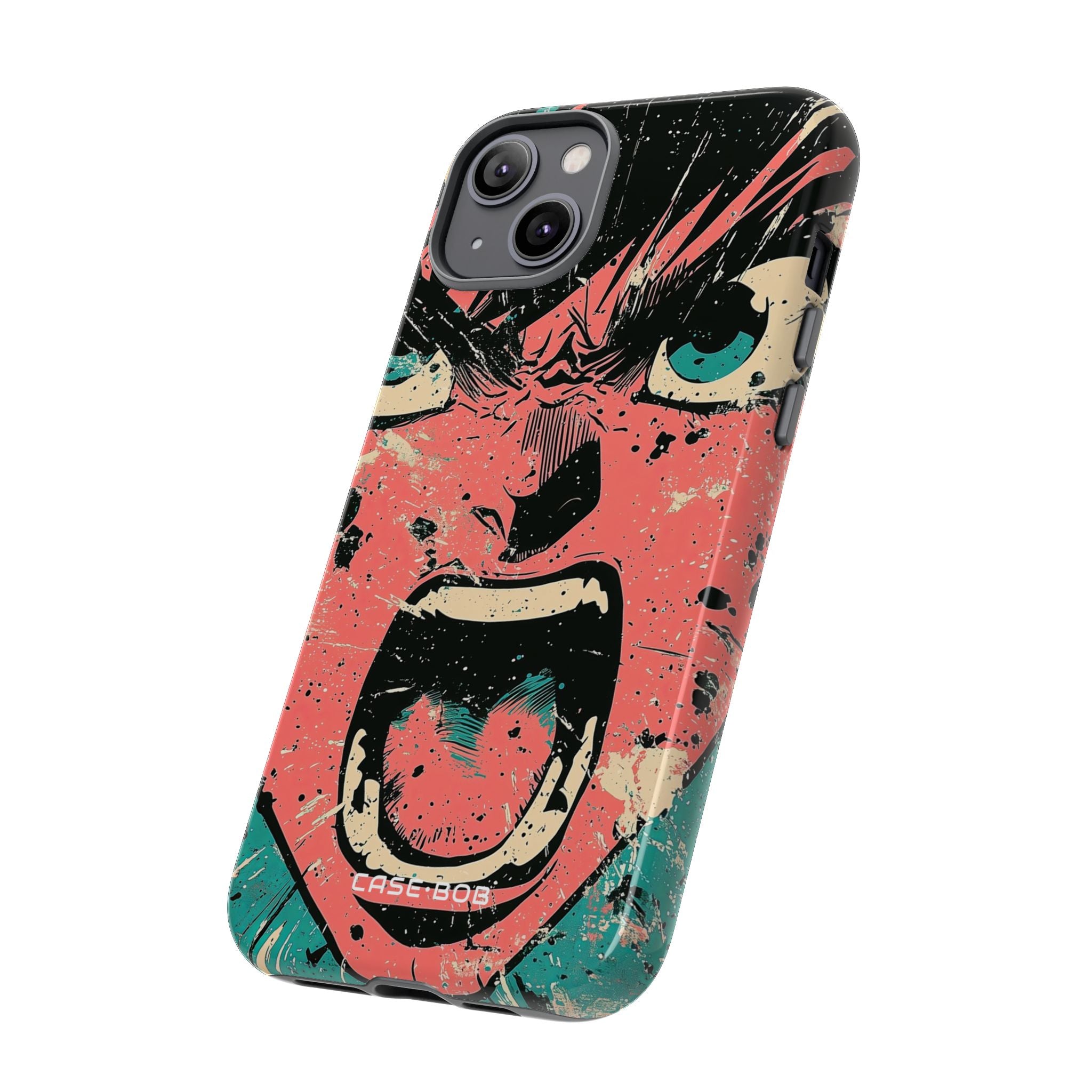 Screaming Face Pink iPhone 14 Plus Case - Tough