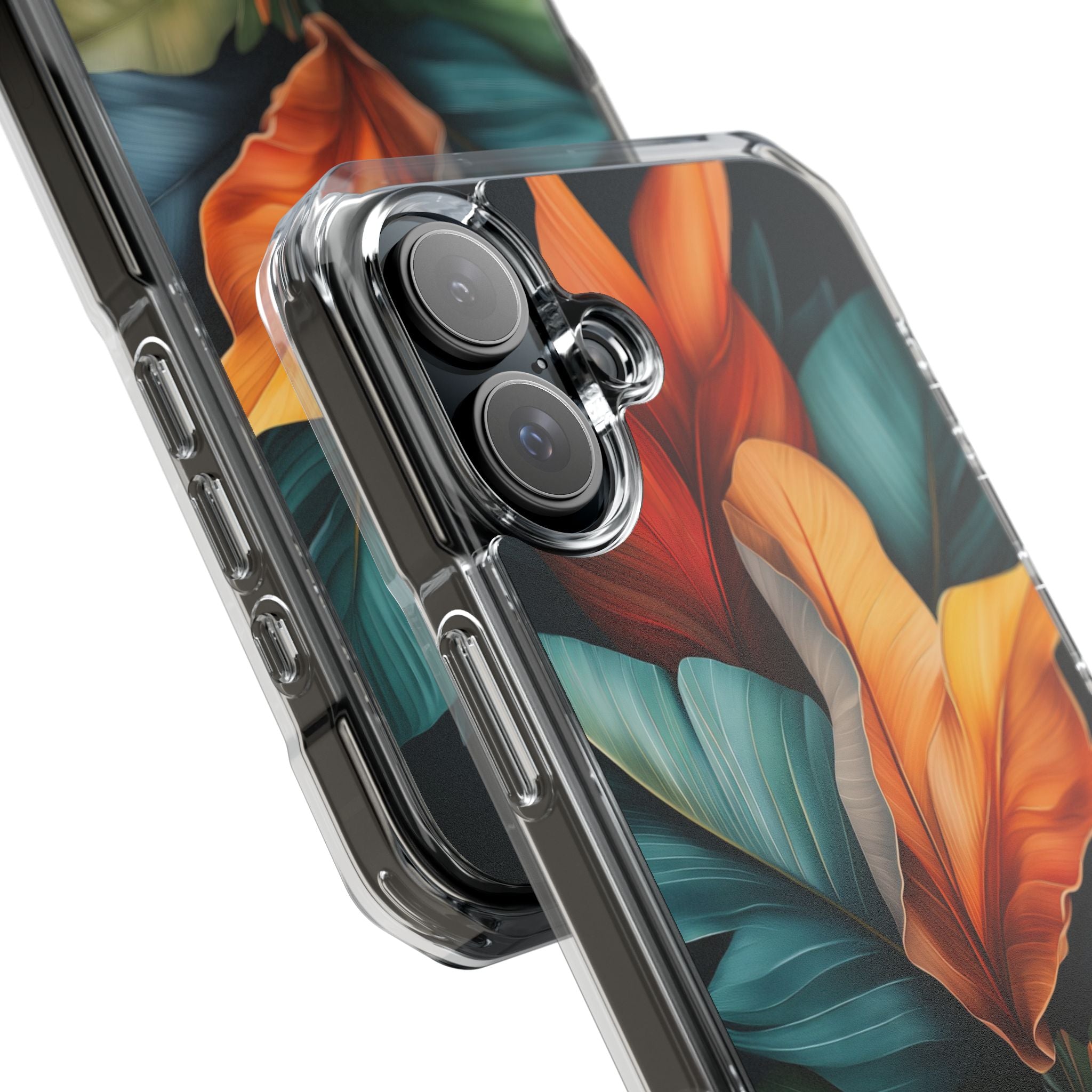 Tropical Leafburst iPhone 16 Plus Case - Impact