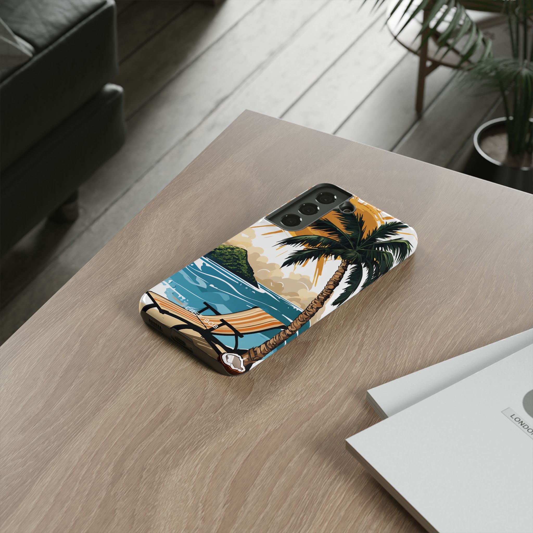 Sunny Palm Breeze Samsung S22 Case - Tough