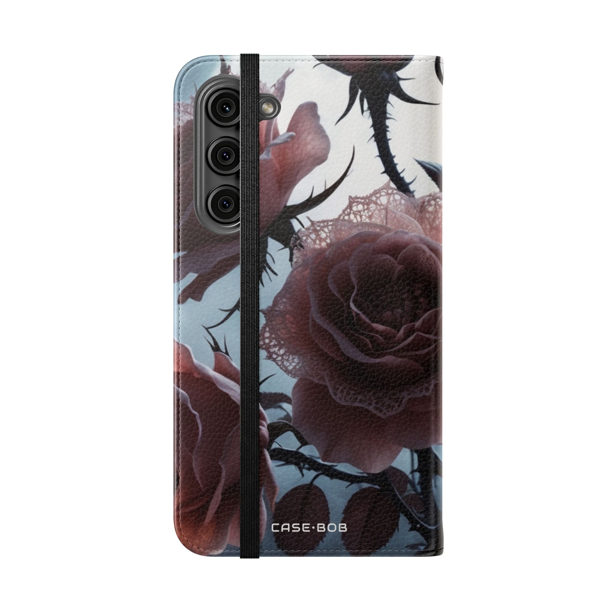 Lace Rose Moonlight - Samsung S23+ Case - Wallet