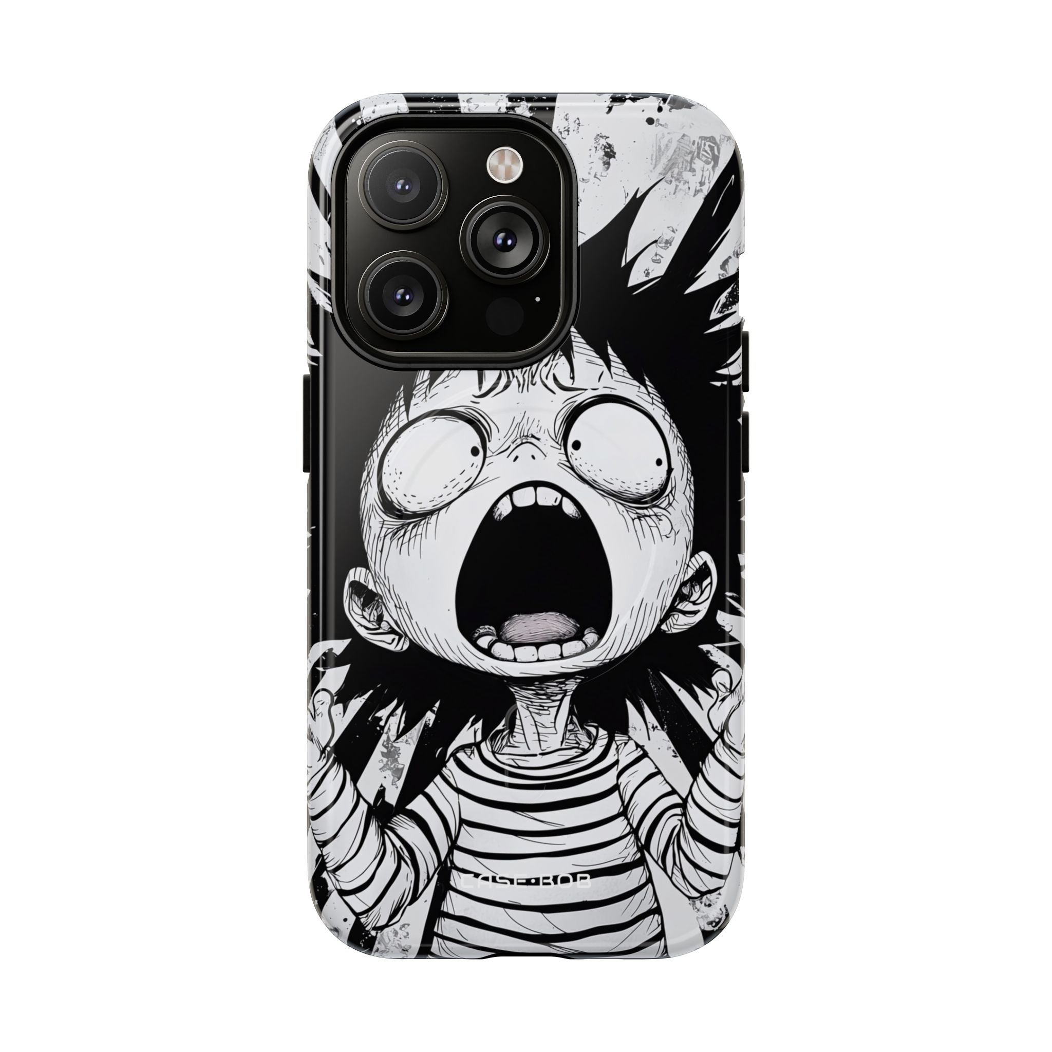 Screaming Stripes iPhone 14 Pro Case - Tough+