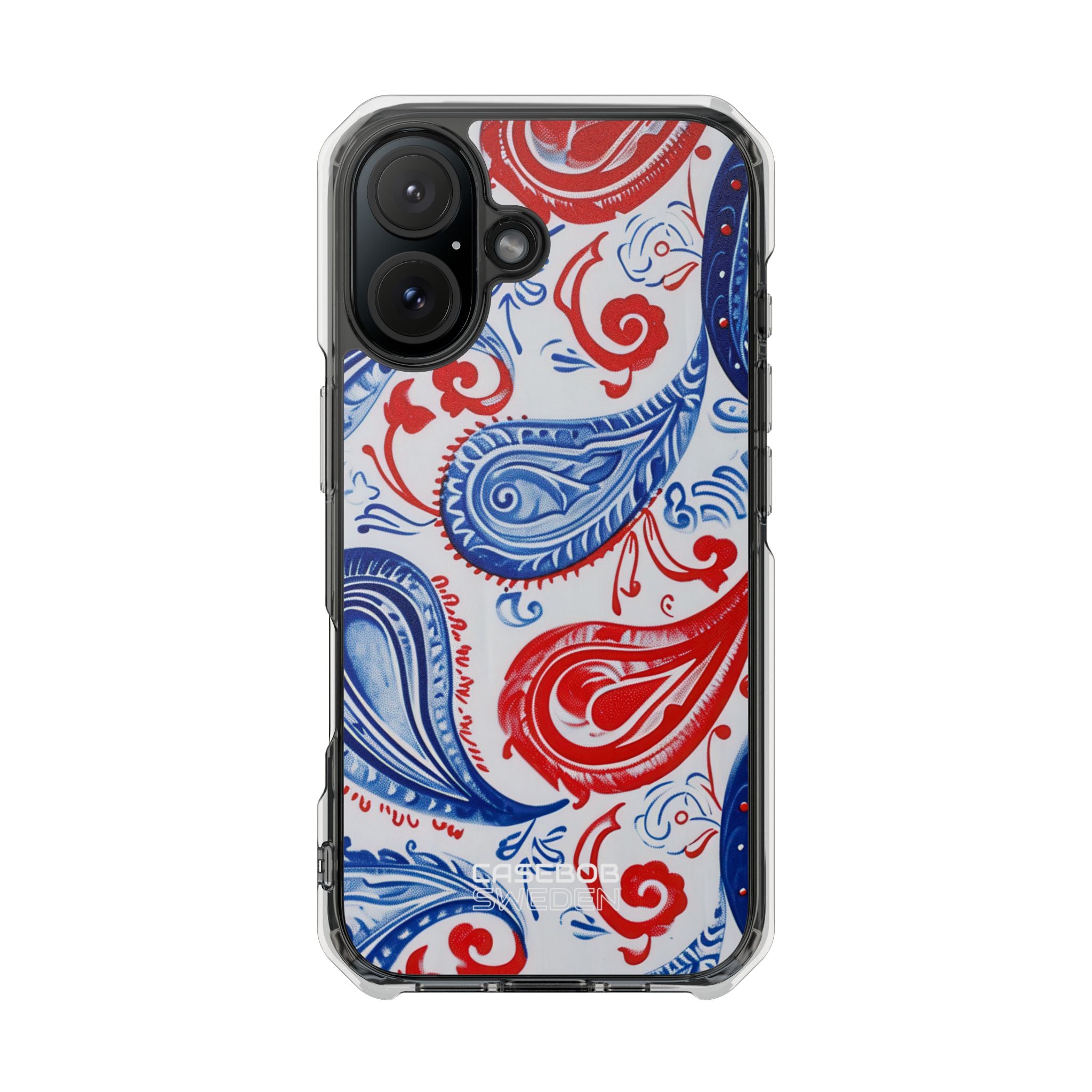 Vibrant Paisley Swirls iPhone 16 - Impact Clear+