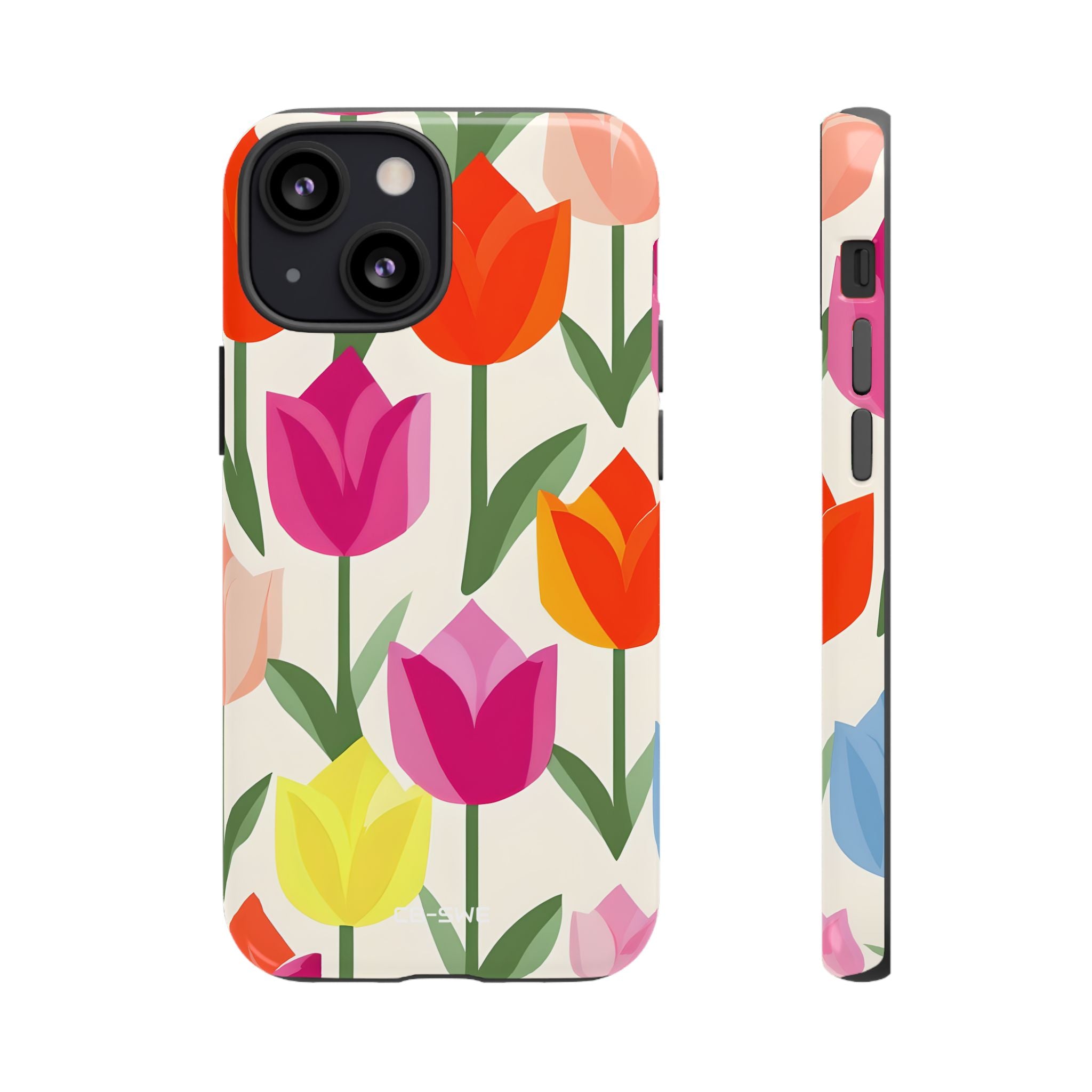 Vibrant Tulip Array - iPhone Case