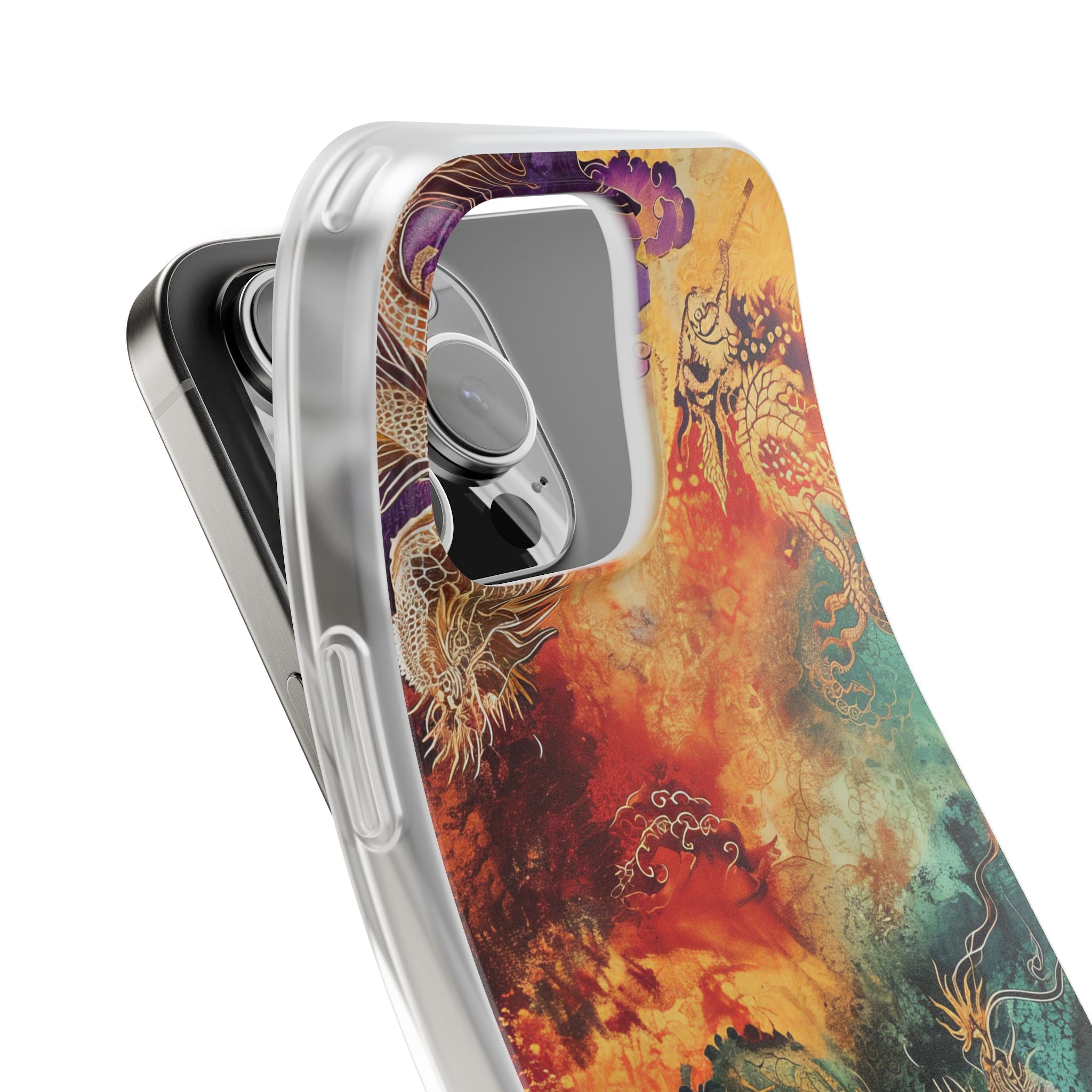 Dragon Ember iPhone 16 Pro Max Case - Soft