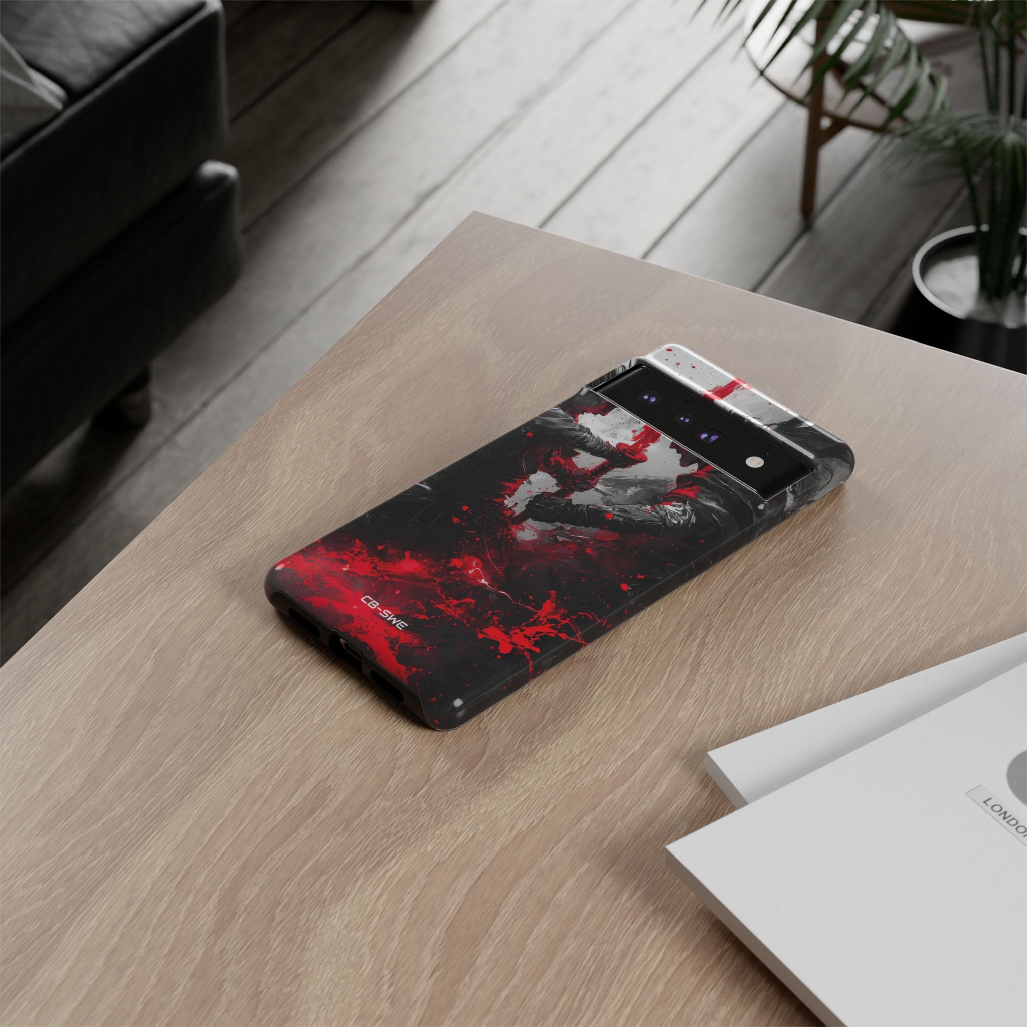 Crimson Blade Clash - Google Pixel Case