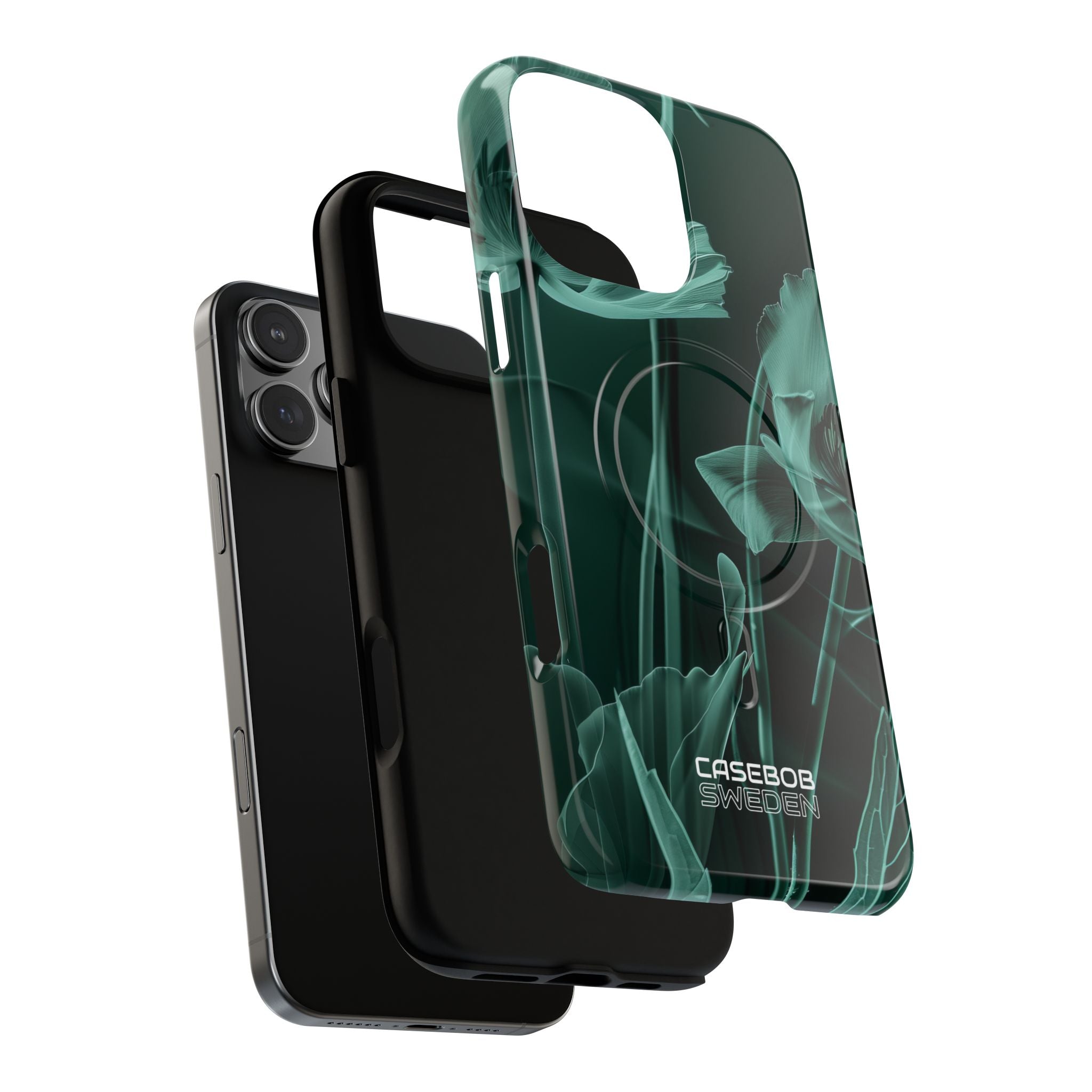 Teal Bloom Radiance iPhone 16 - Tough+