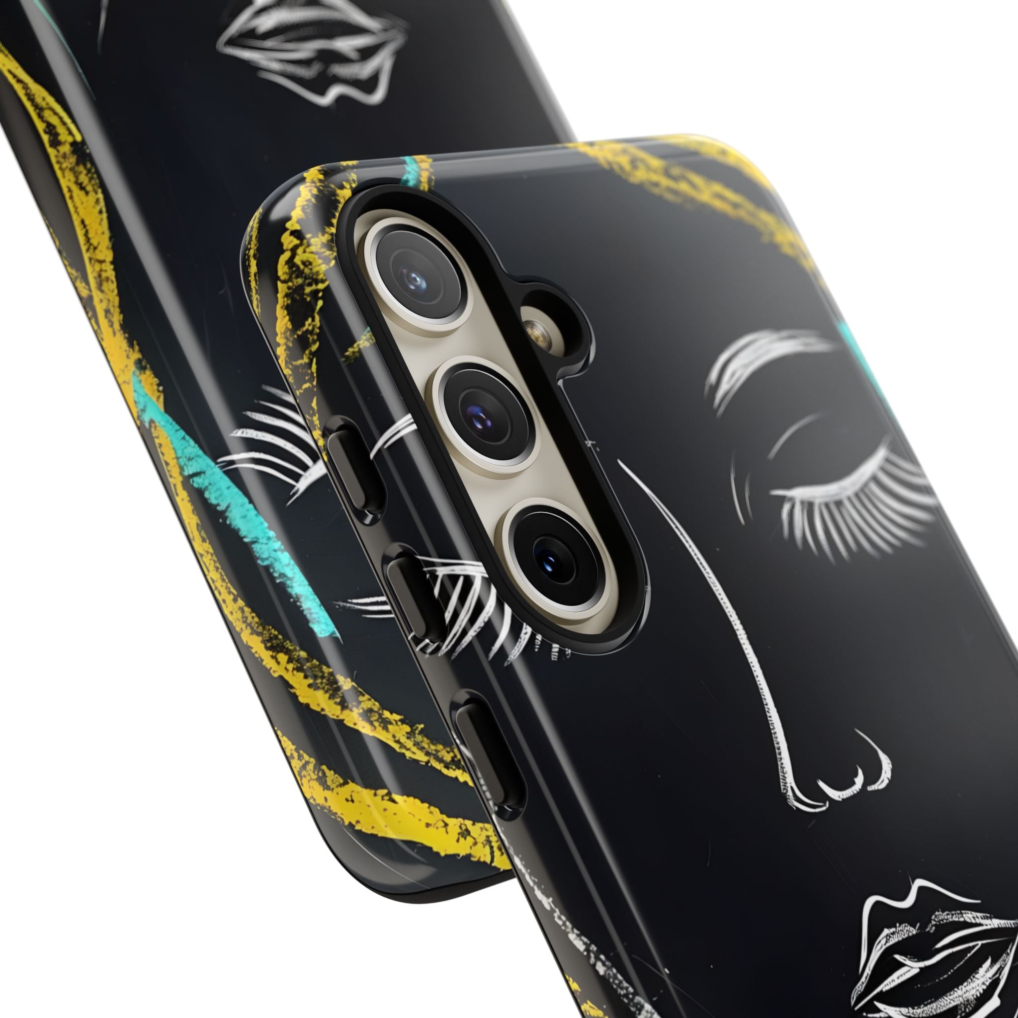 Vivid Minimalist Portrait - Samsung Case