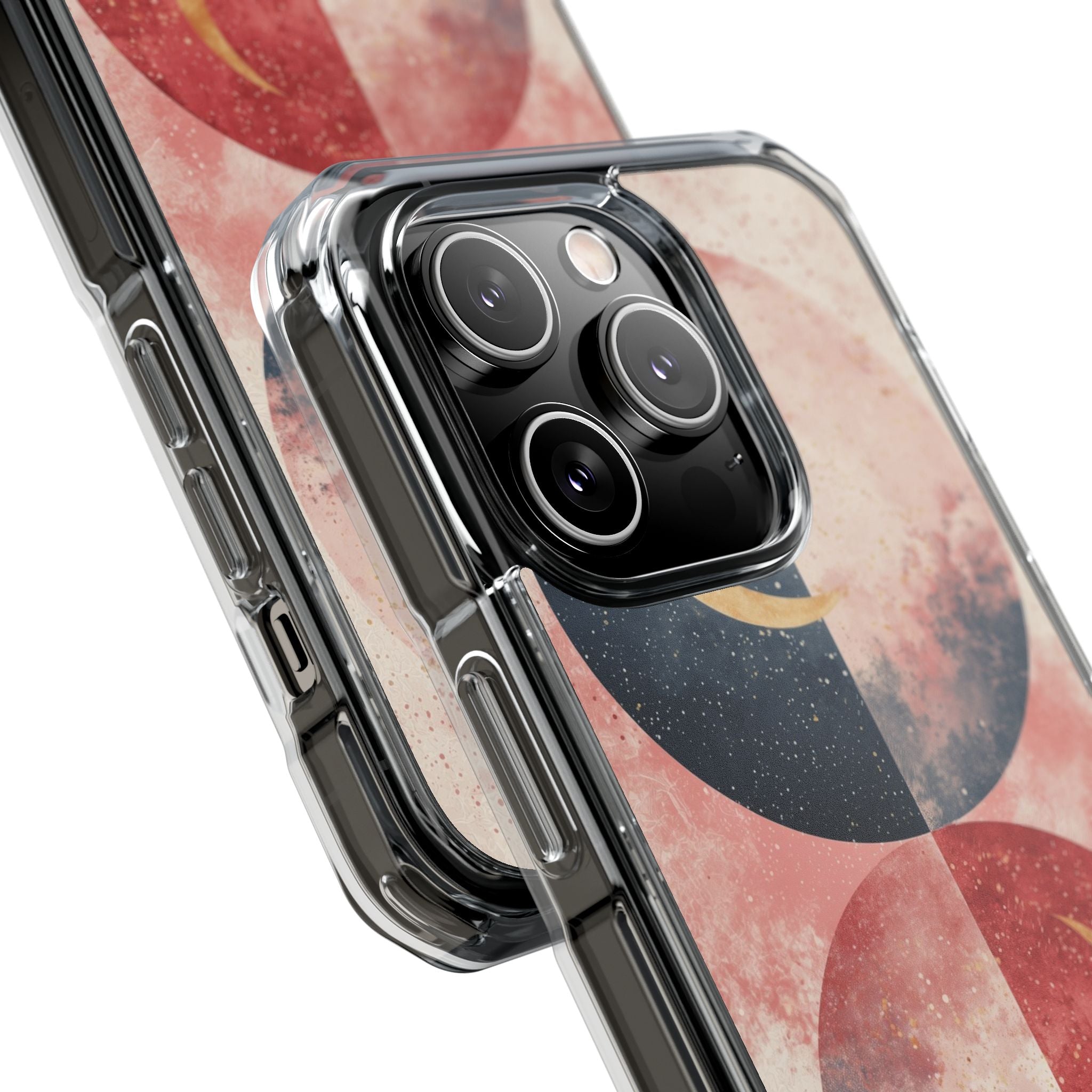 Golden Crescent Circles iPhone 14 Pro Case - Impact