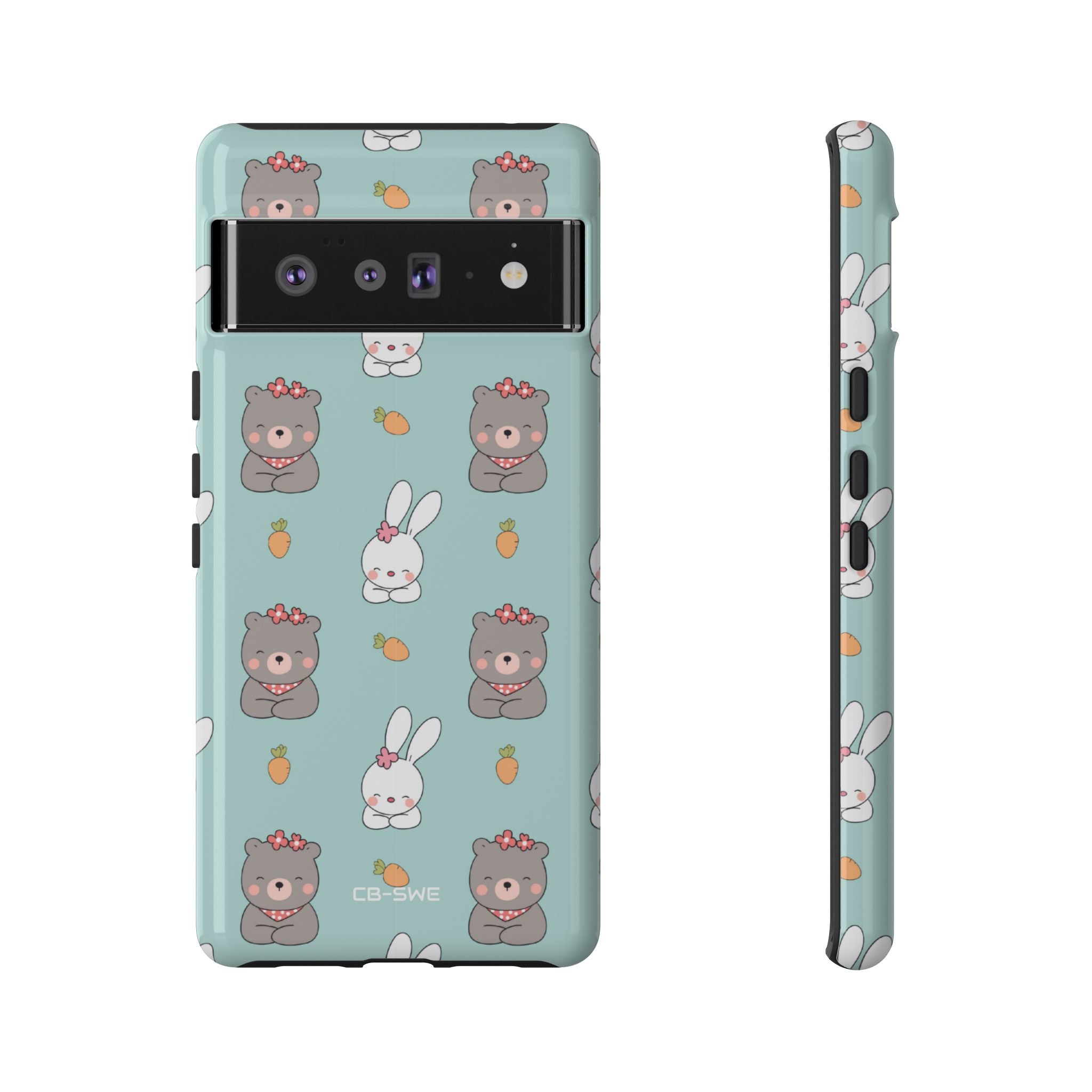 Bunnies Gather Carrots - Google Pixel Case