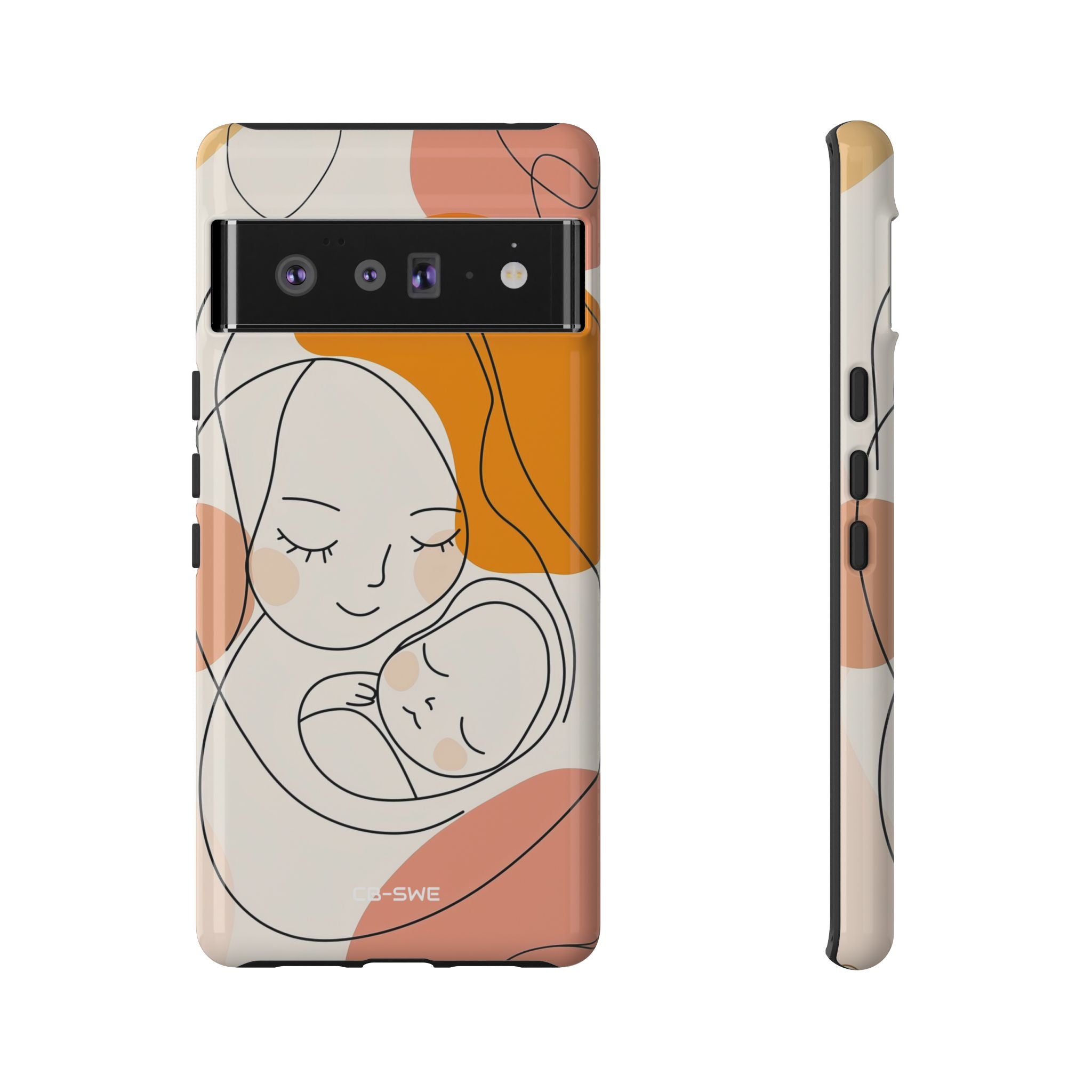 Mother Embraces Child - Google Pixel Case