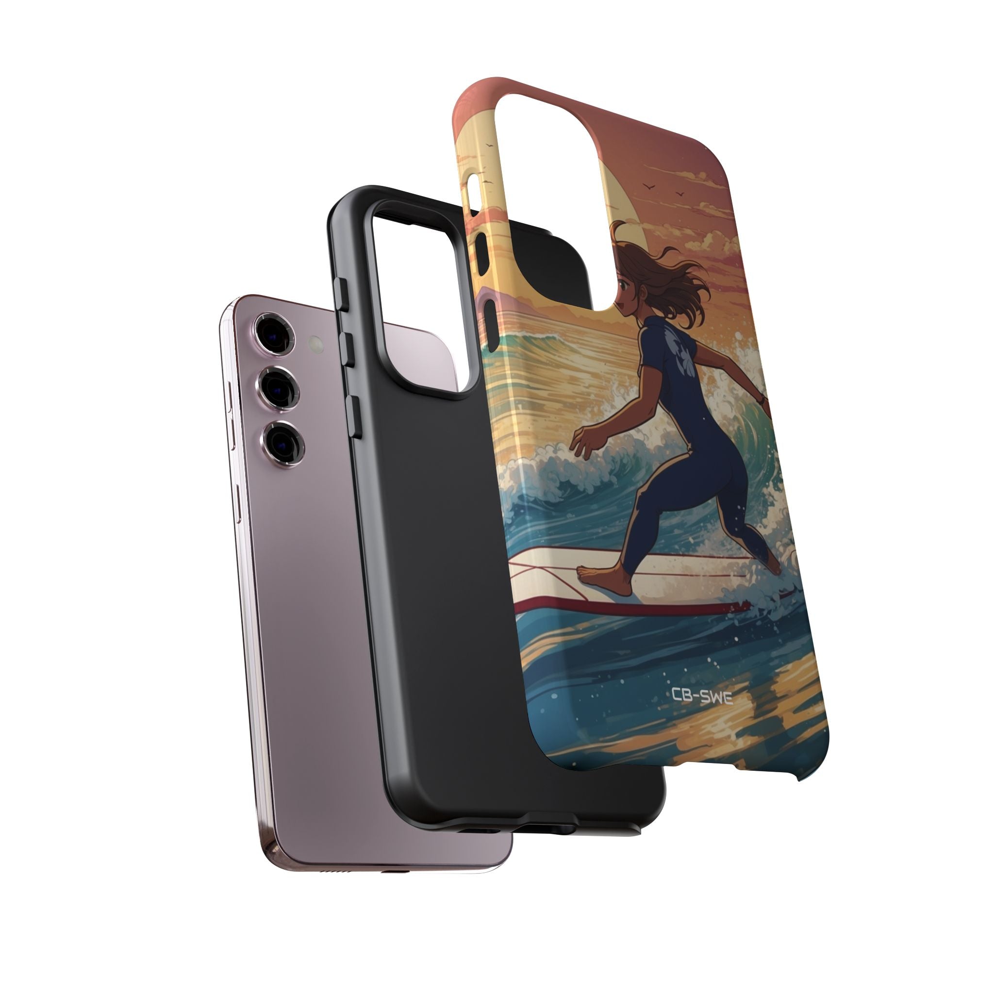 Surfing Into Sunset - Samsung Case