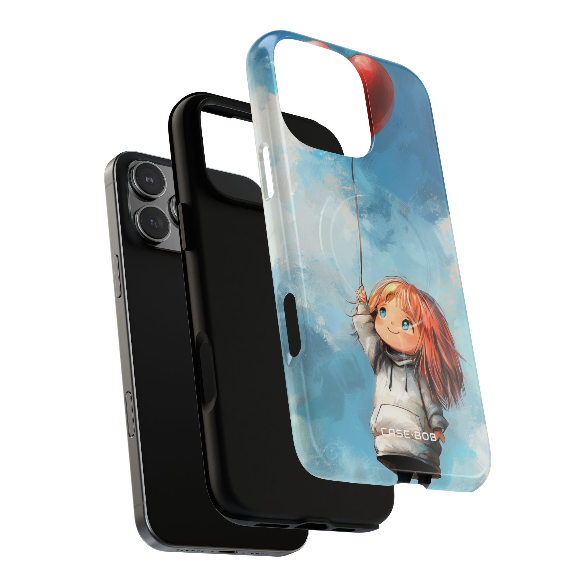 Heart Balloon Whimsy iPhone 16 Pro Max Case - Tough+