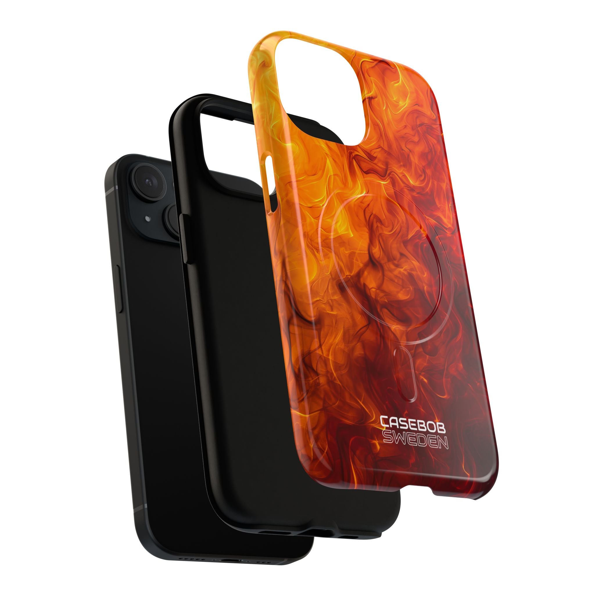 Flaming Energy Swirl iPhone 15 - Tough+