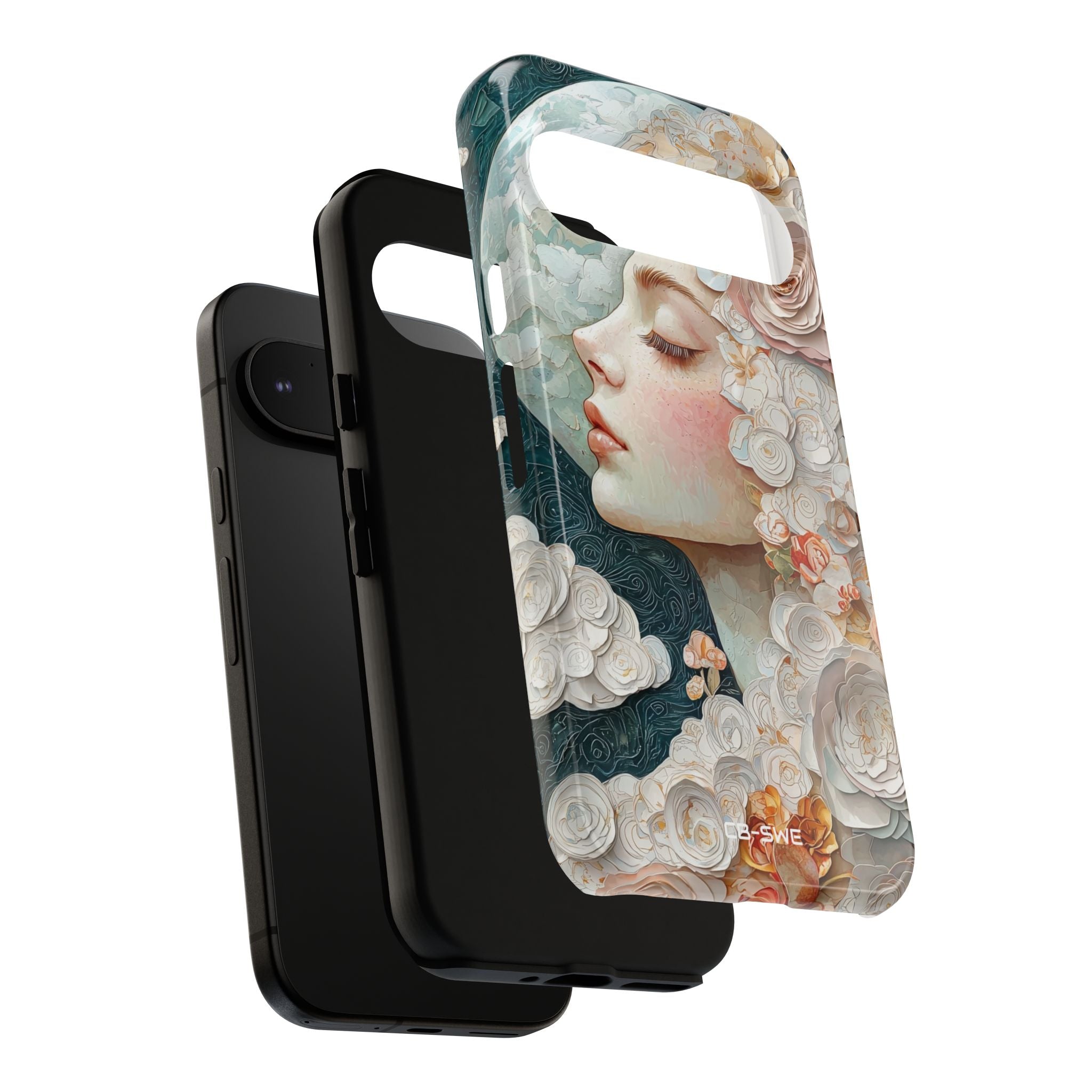 Moon Embraces Flowers - Google Pixel Case