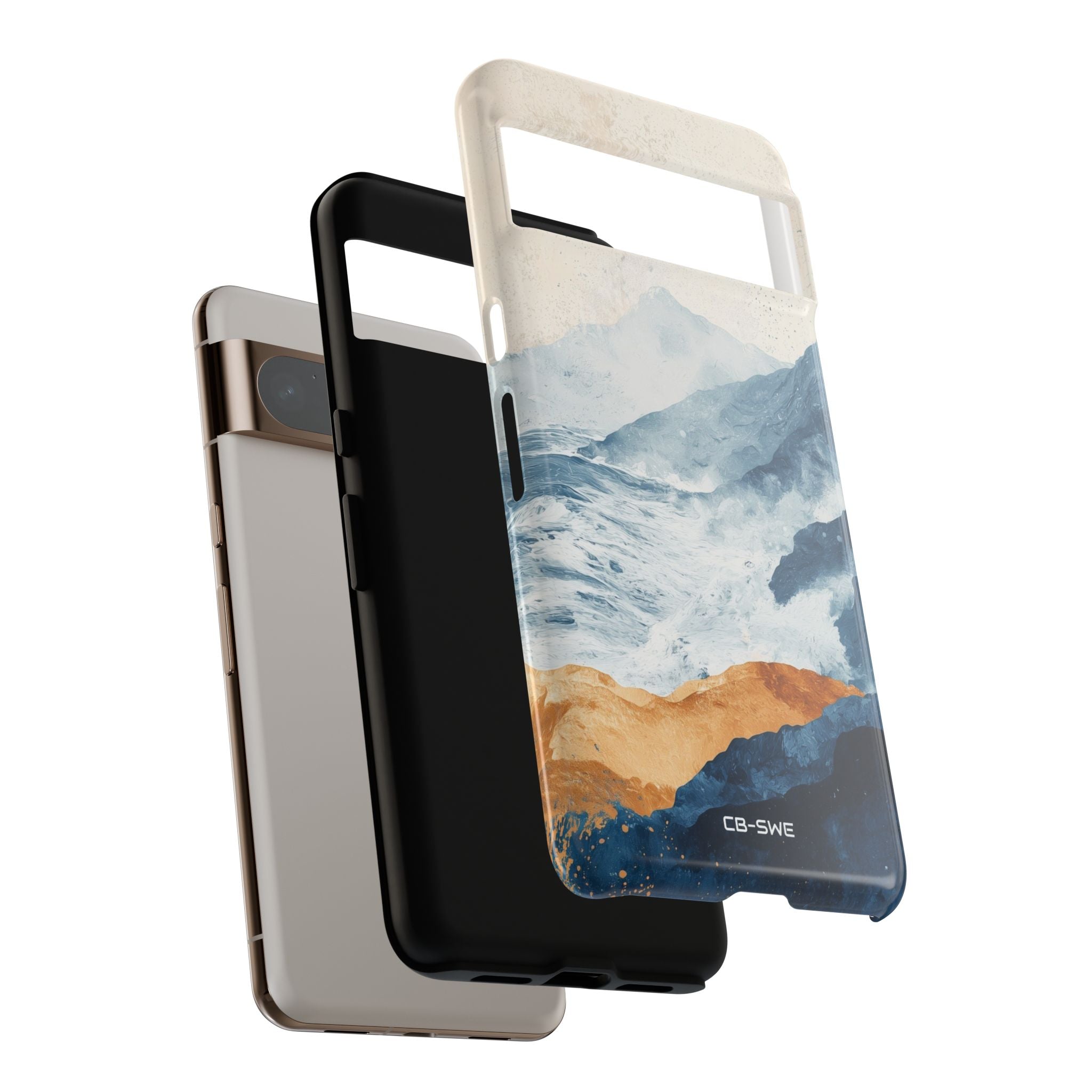 Waves Embrace Shore - Google Pixel Case