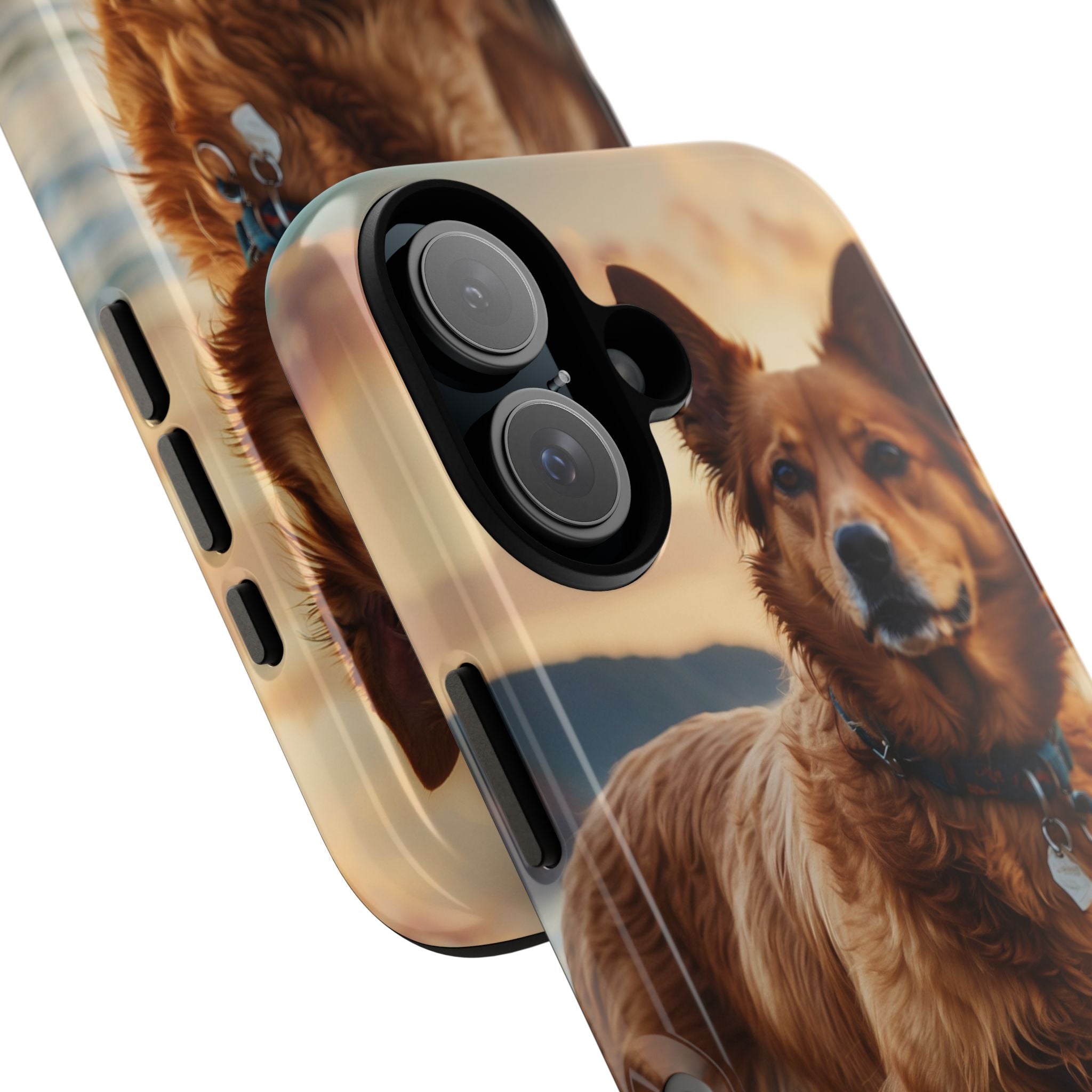 Golden Dog Plays - iPhone Case