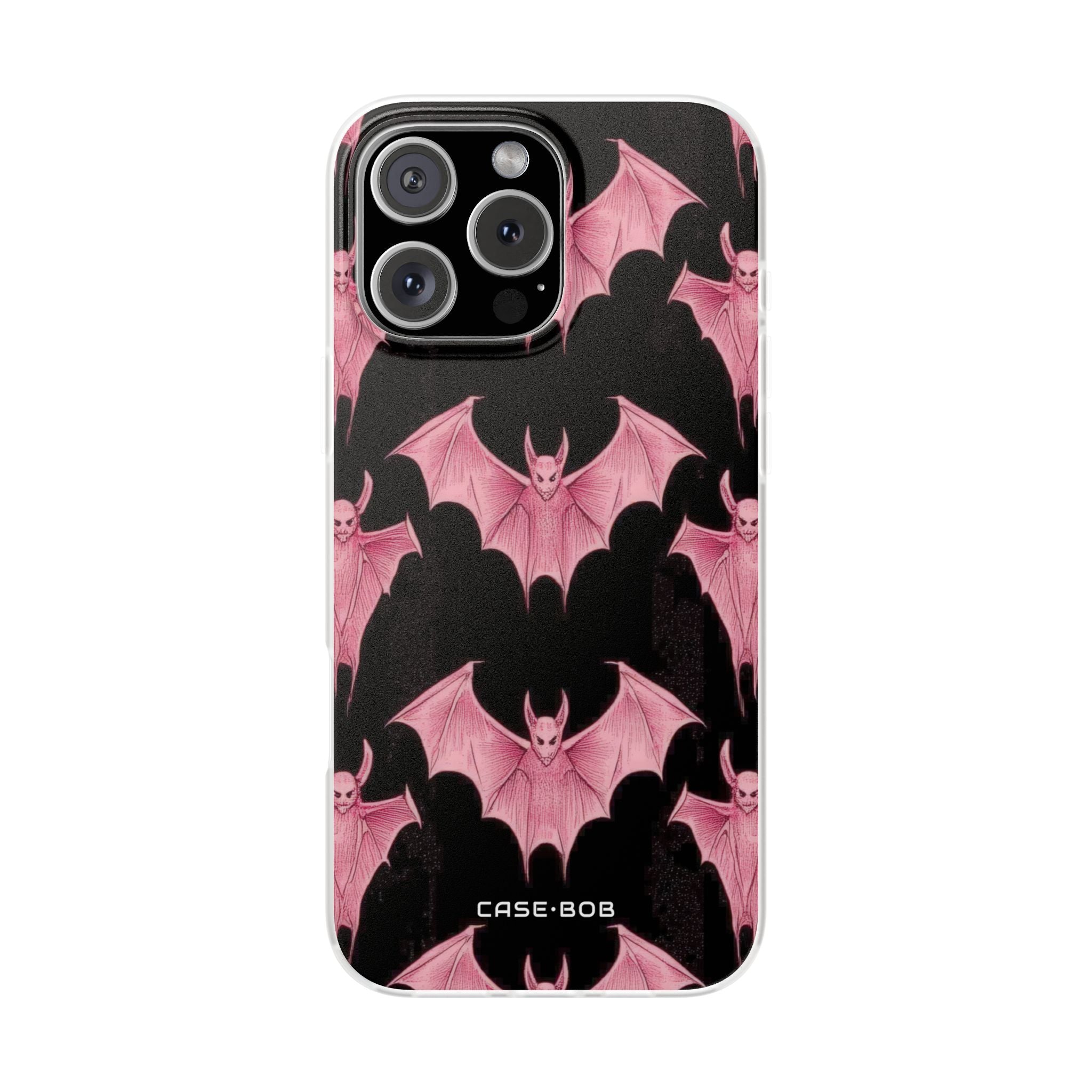 Pink Batwave iPhone 16 Pro Max Case - Soft