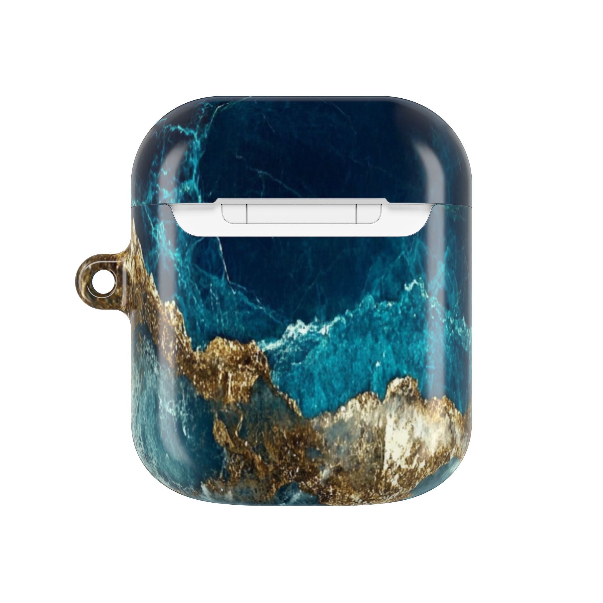 Golden Fracture Teal - AirPods Case