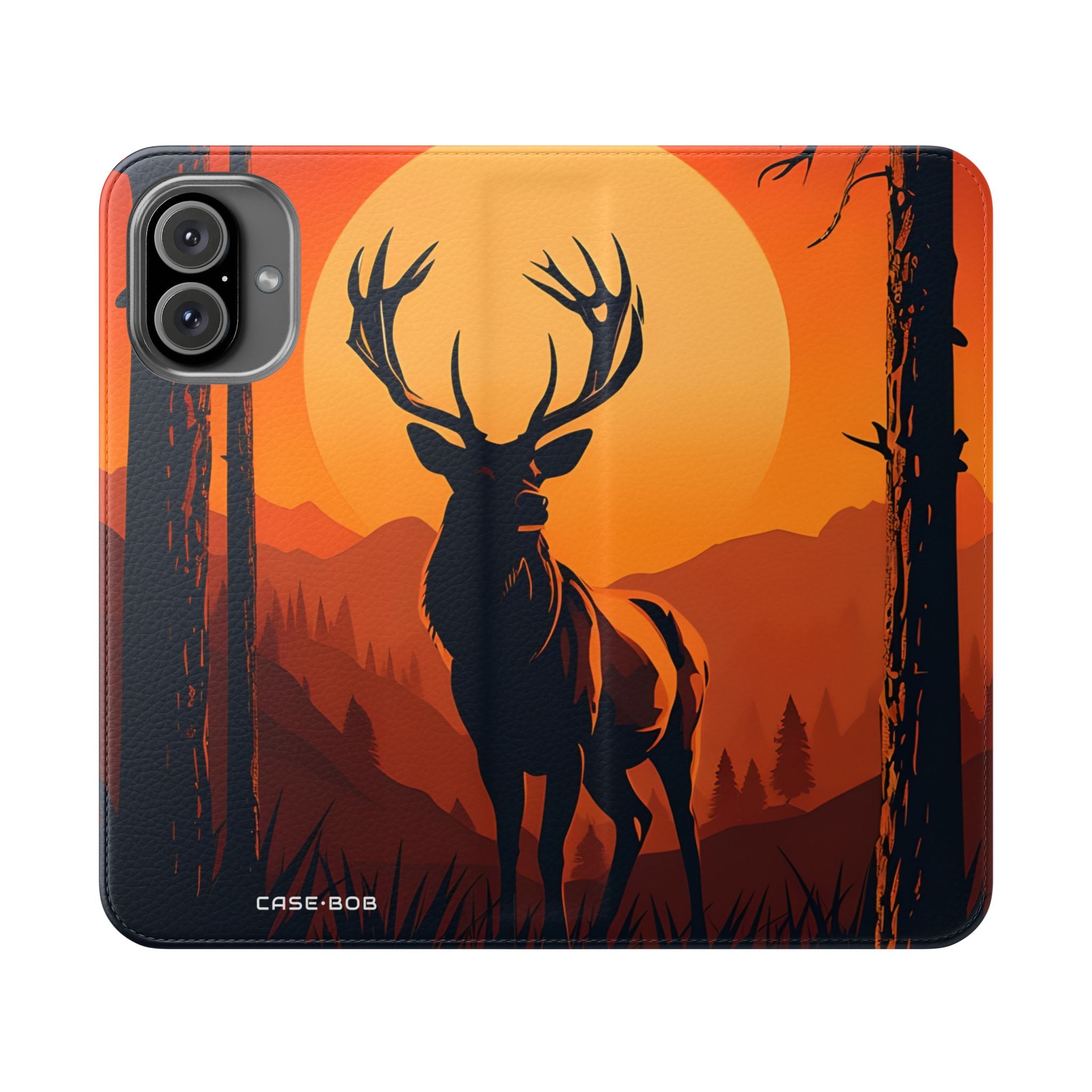 Stag Sunset - iPhone 16 Plus Case - Wallet