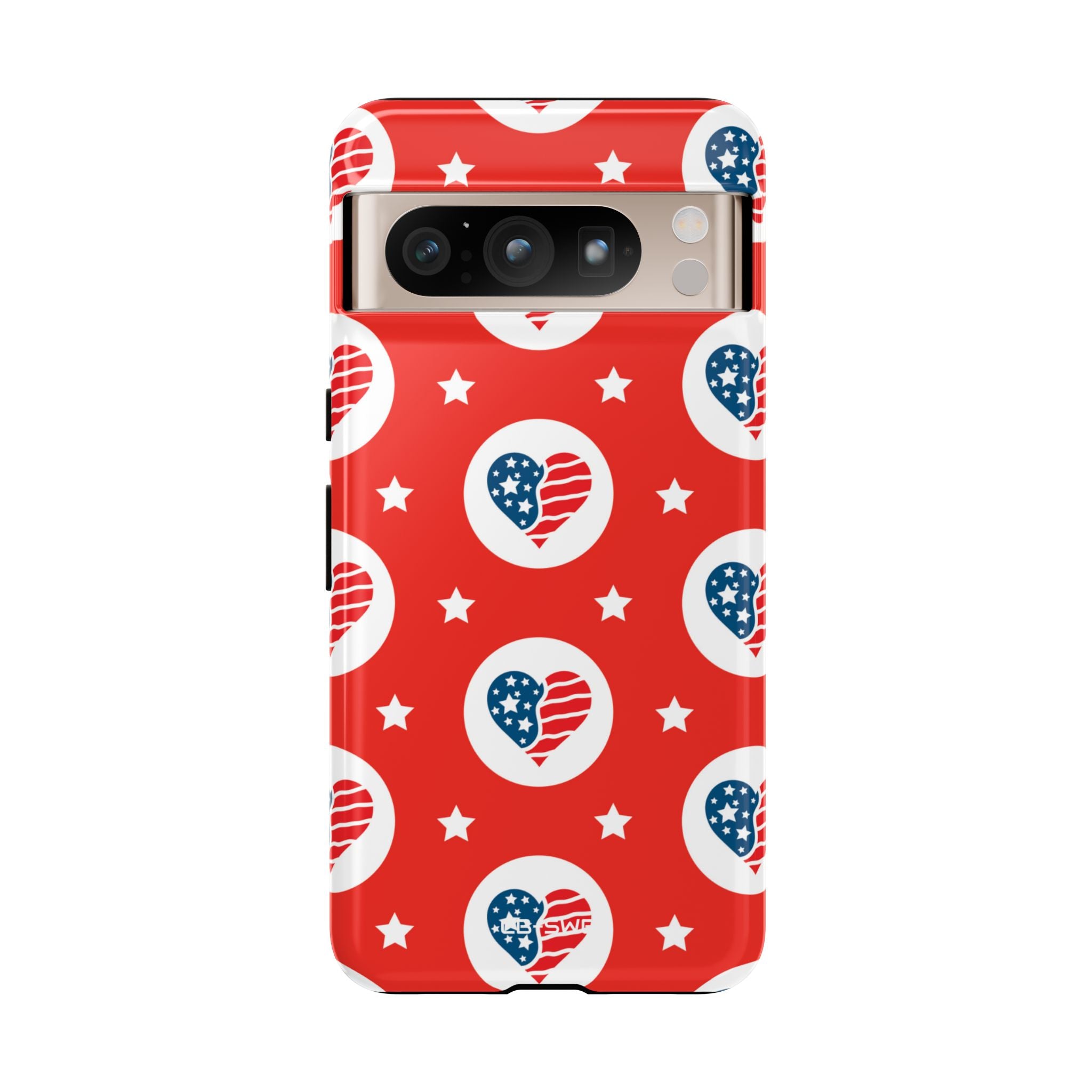Hearts Celebrate Freedom - Google Pixel Case