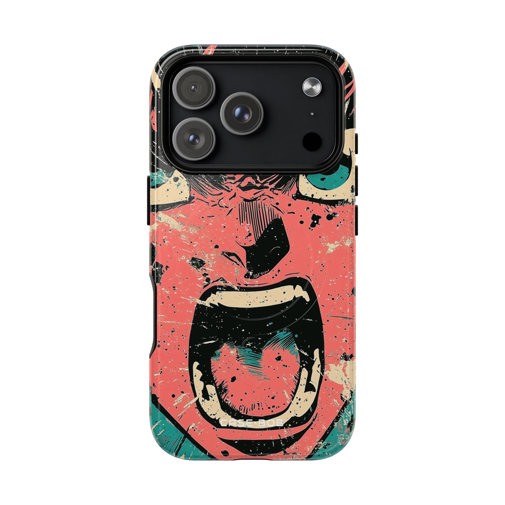 Screaming Face Pink iPhone 17 Pro Case - Tough+