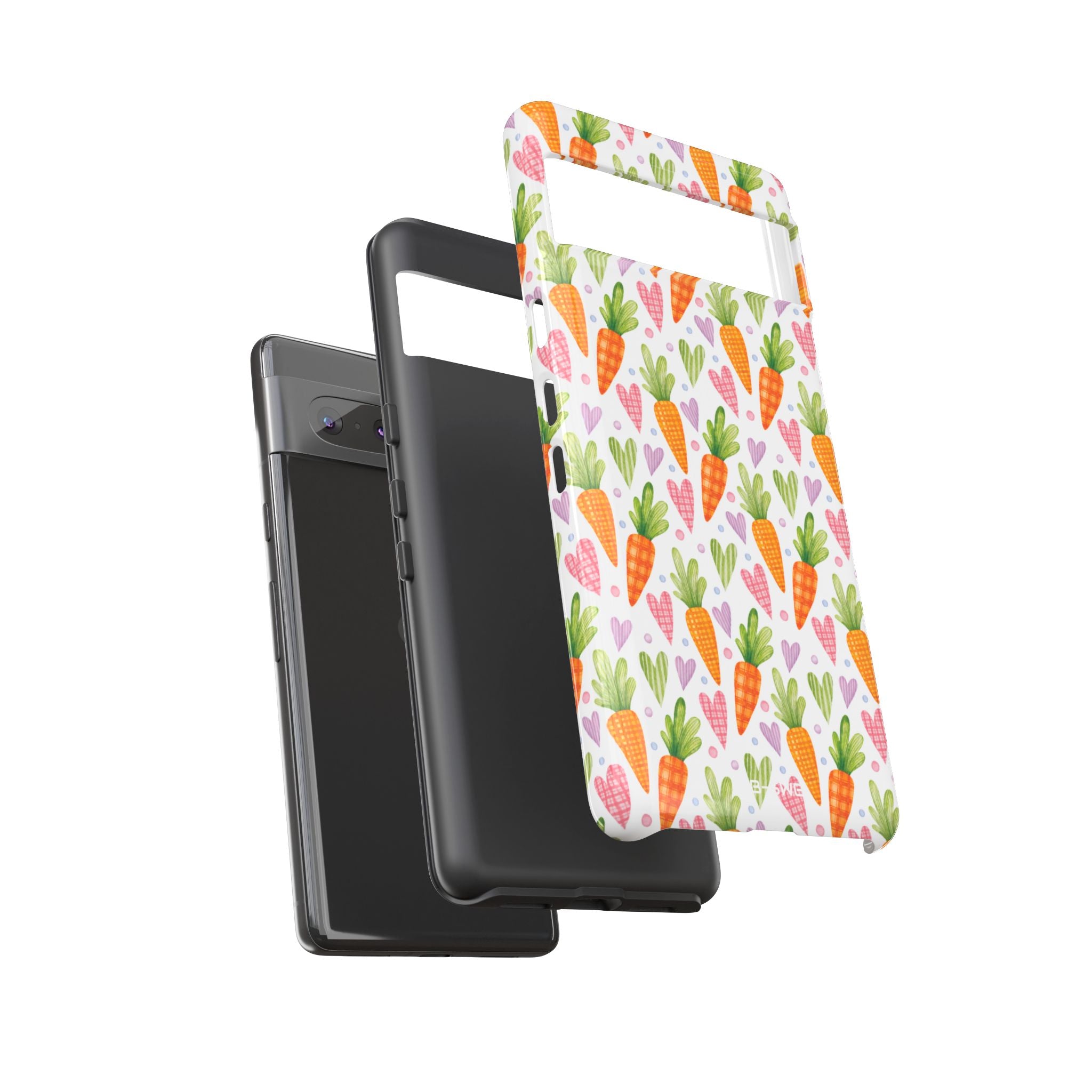Carrots Embrace Hearts - Google Pixel Case