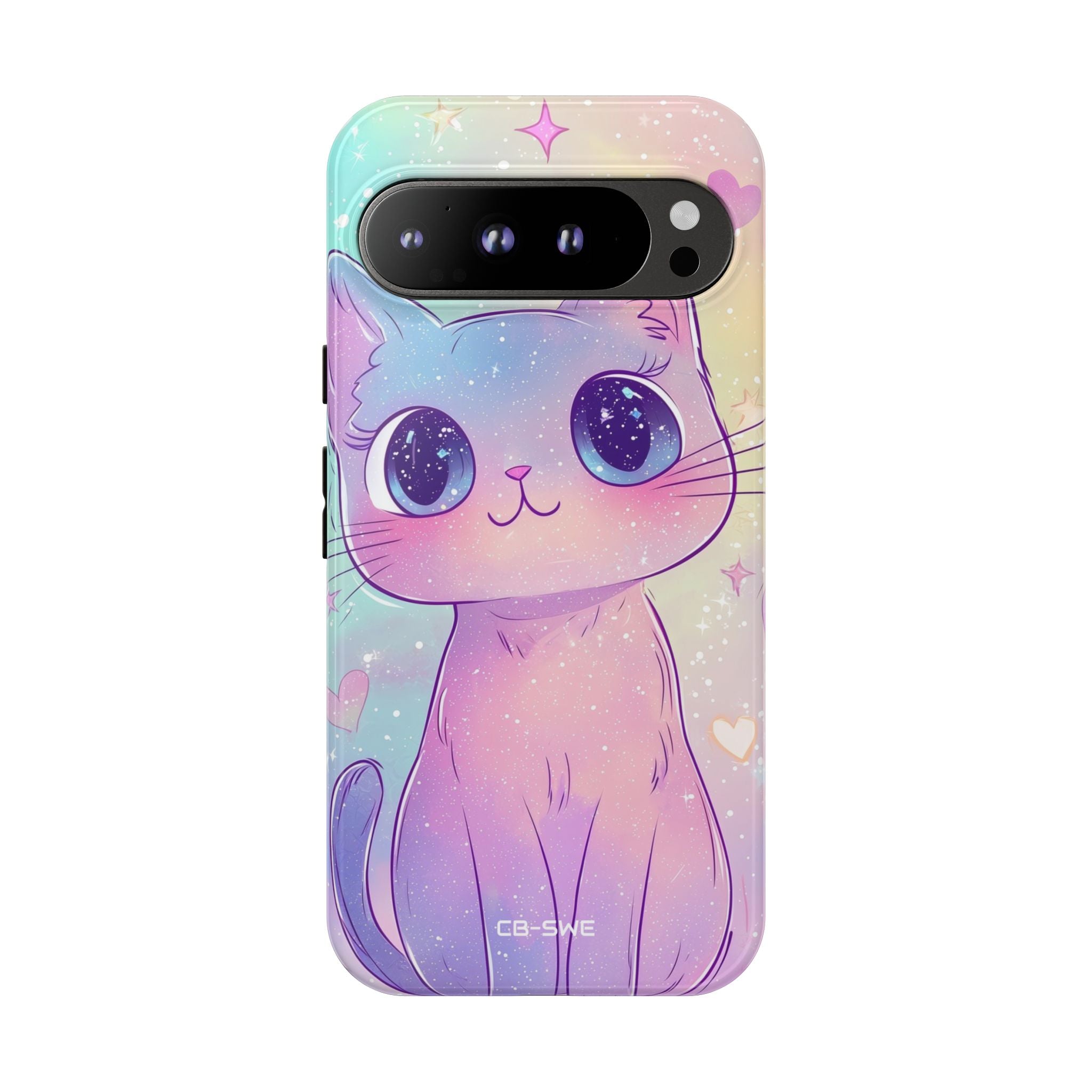 Sparkling Cat Smiles - Google Pixel Case