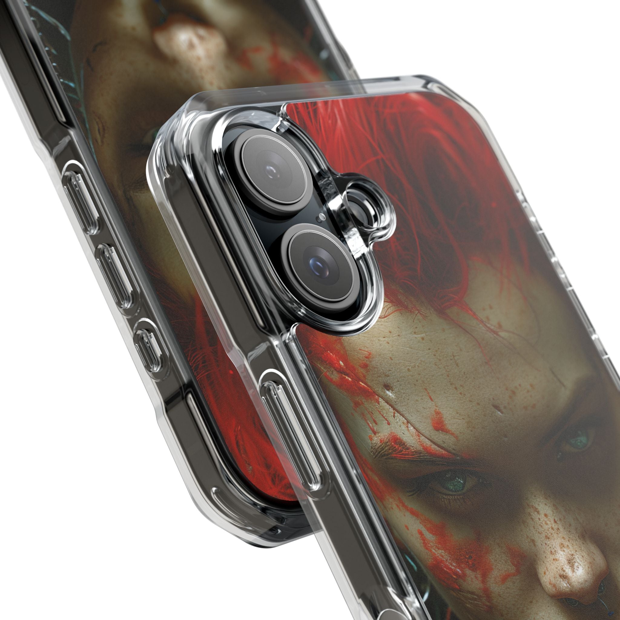 Red Spike Gaze iPhone 15 Case - Impact