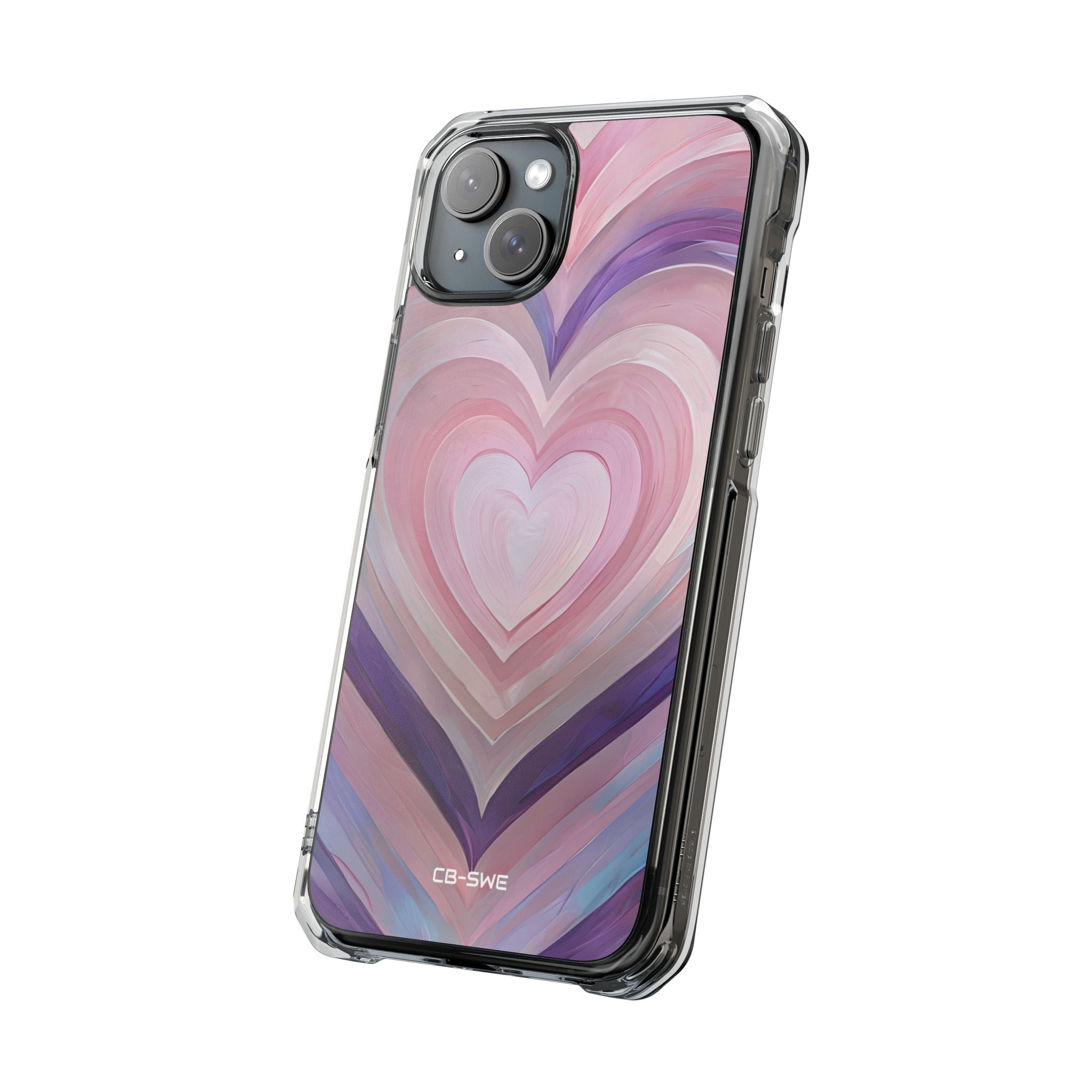 Impressionistic Heart Layers iPhone Case - Impact