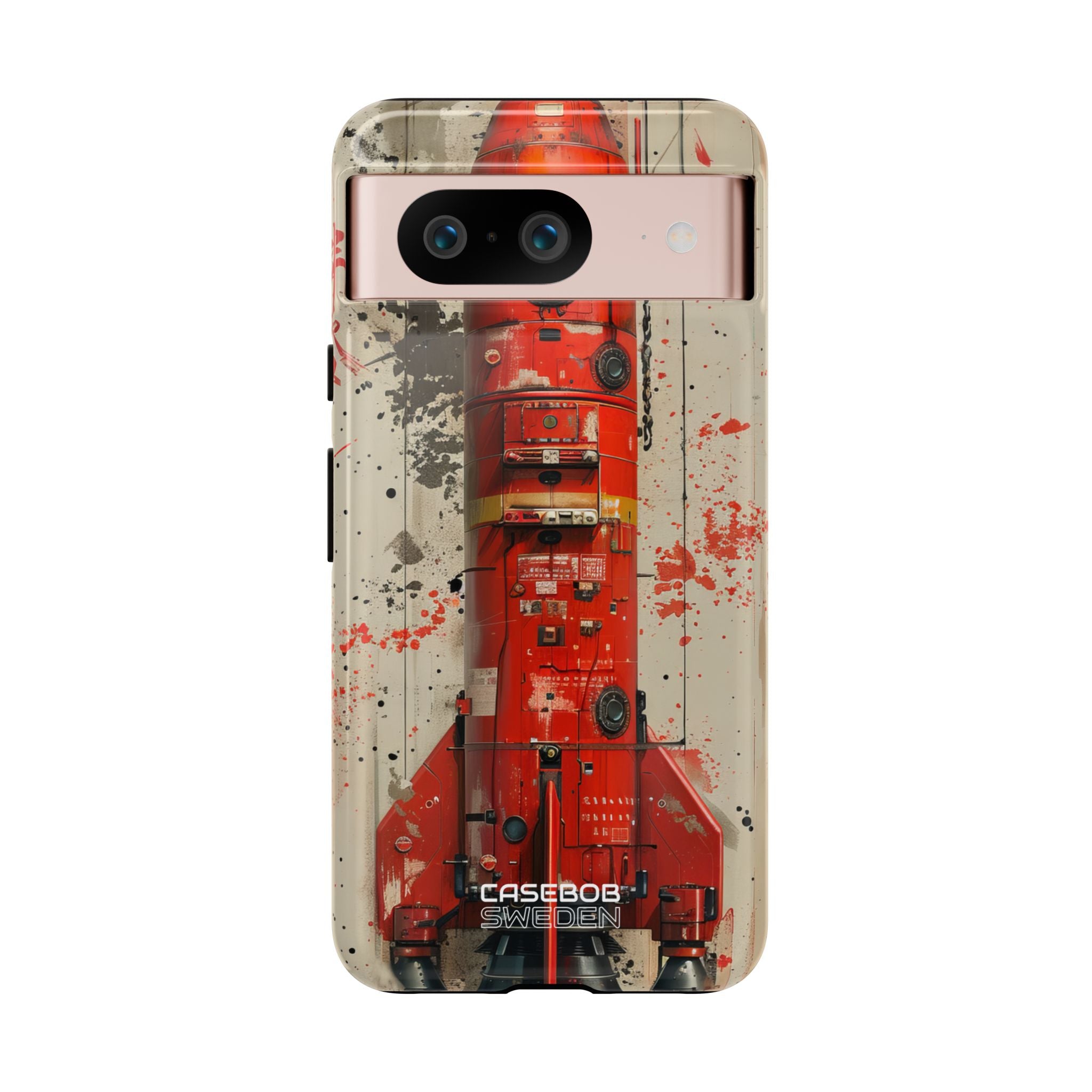 Crimson Rocket Burst Google Pixel 8 - Tough