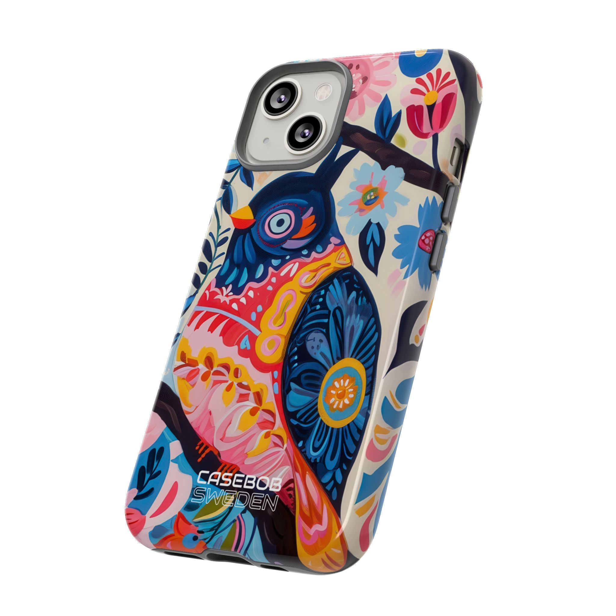 Whimsical Owl Garden iPhone 14 - Tough