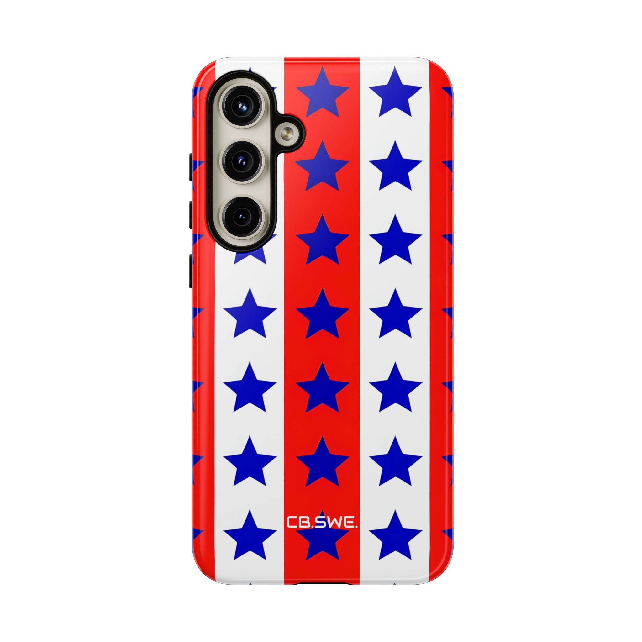 Patriotic American Flag Inspired Seamless Samsung S24 - Tough