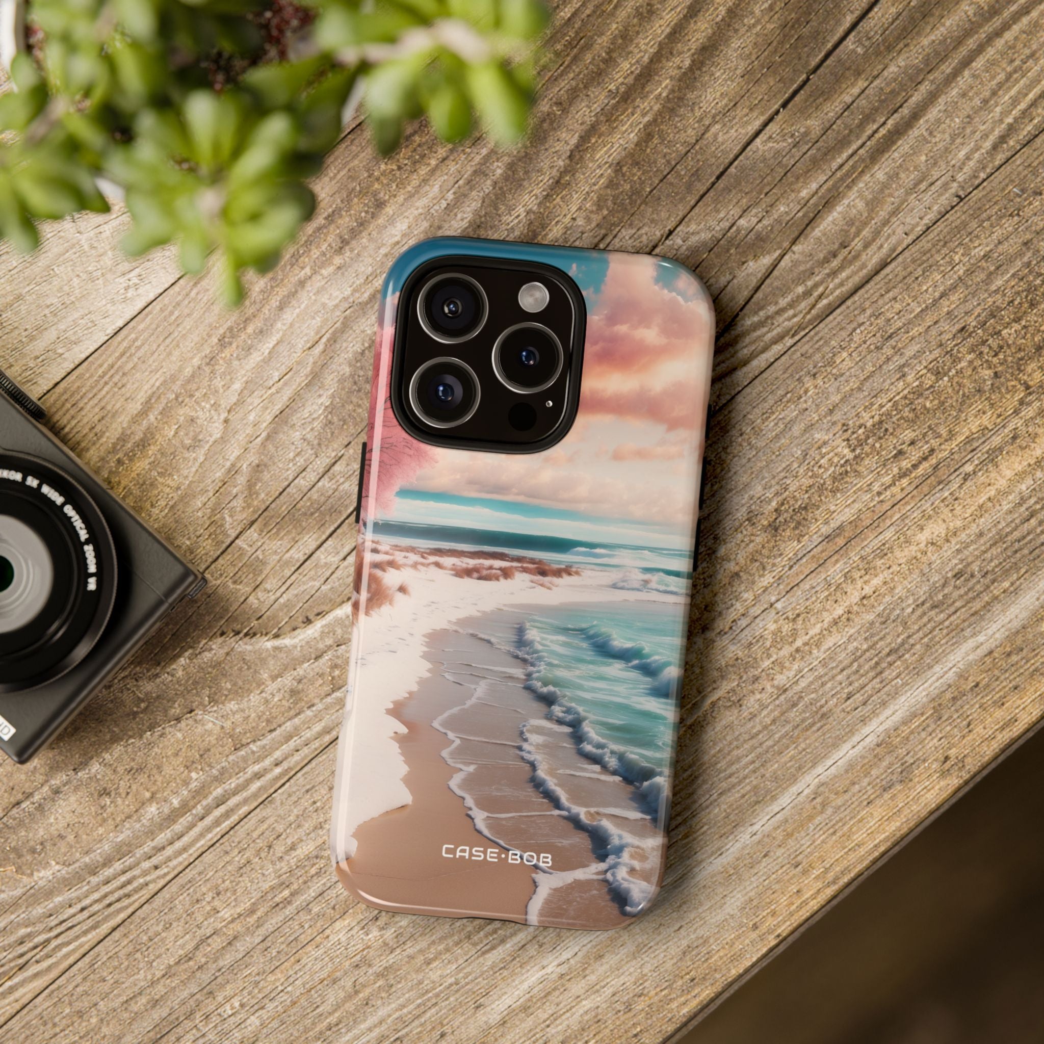 Pink Breeze Tree iPhone 16 Pro Case - Tough