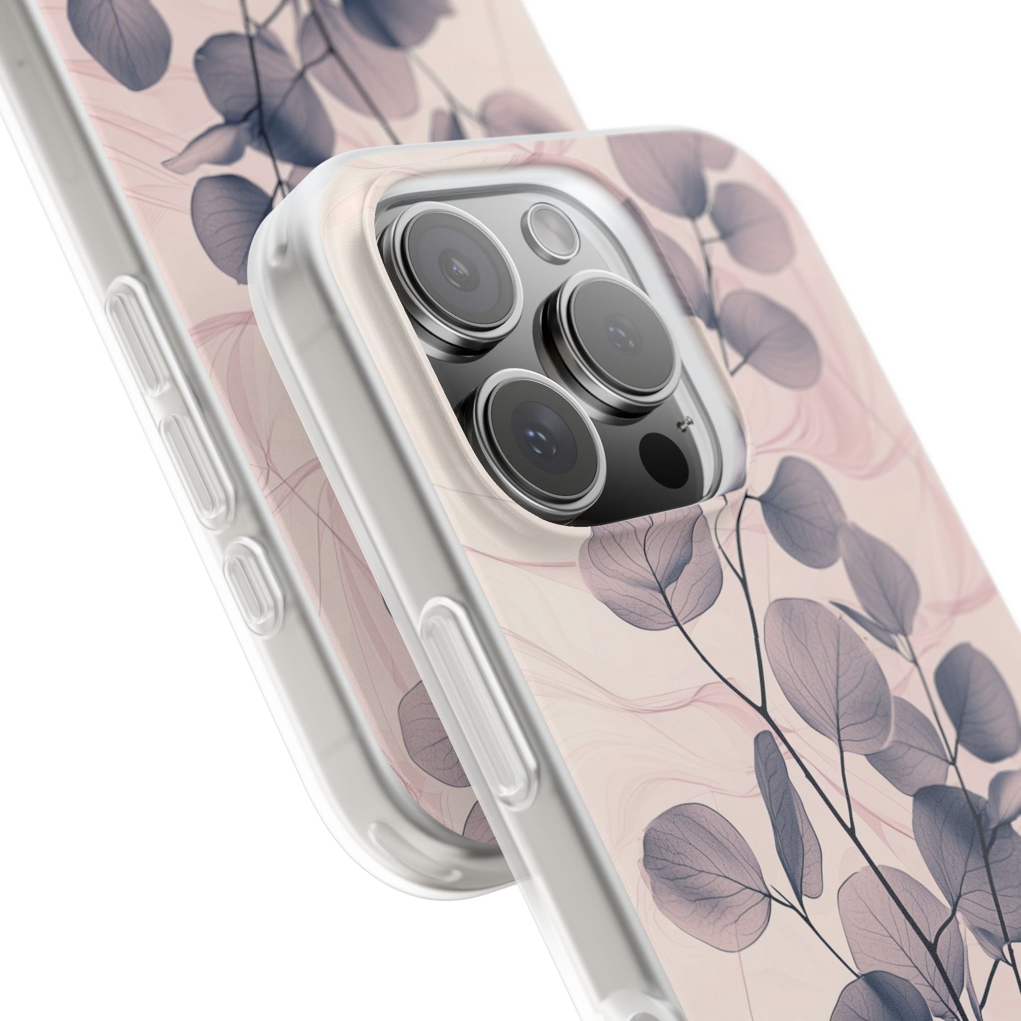 Veined Leaf Whisper iPhone 16 Pro Case - Soft