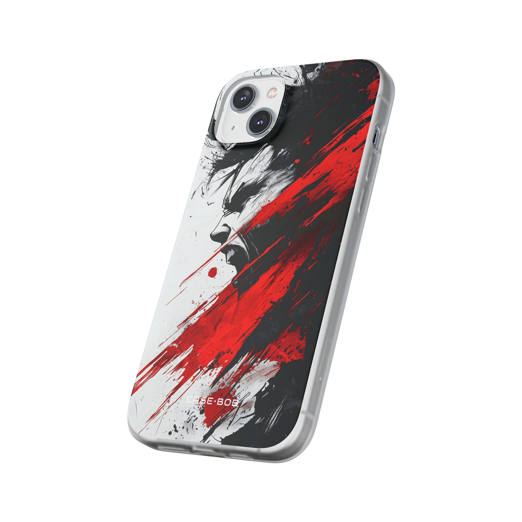 Yelling Profile Burst iPhone 14 Plus Case - Soft