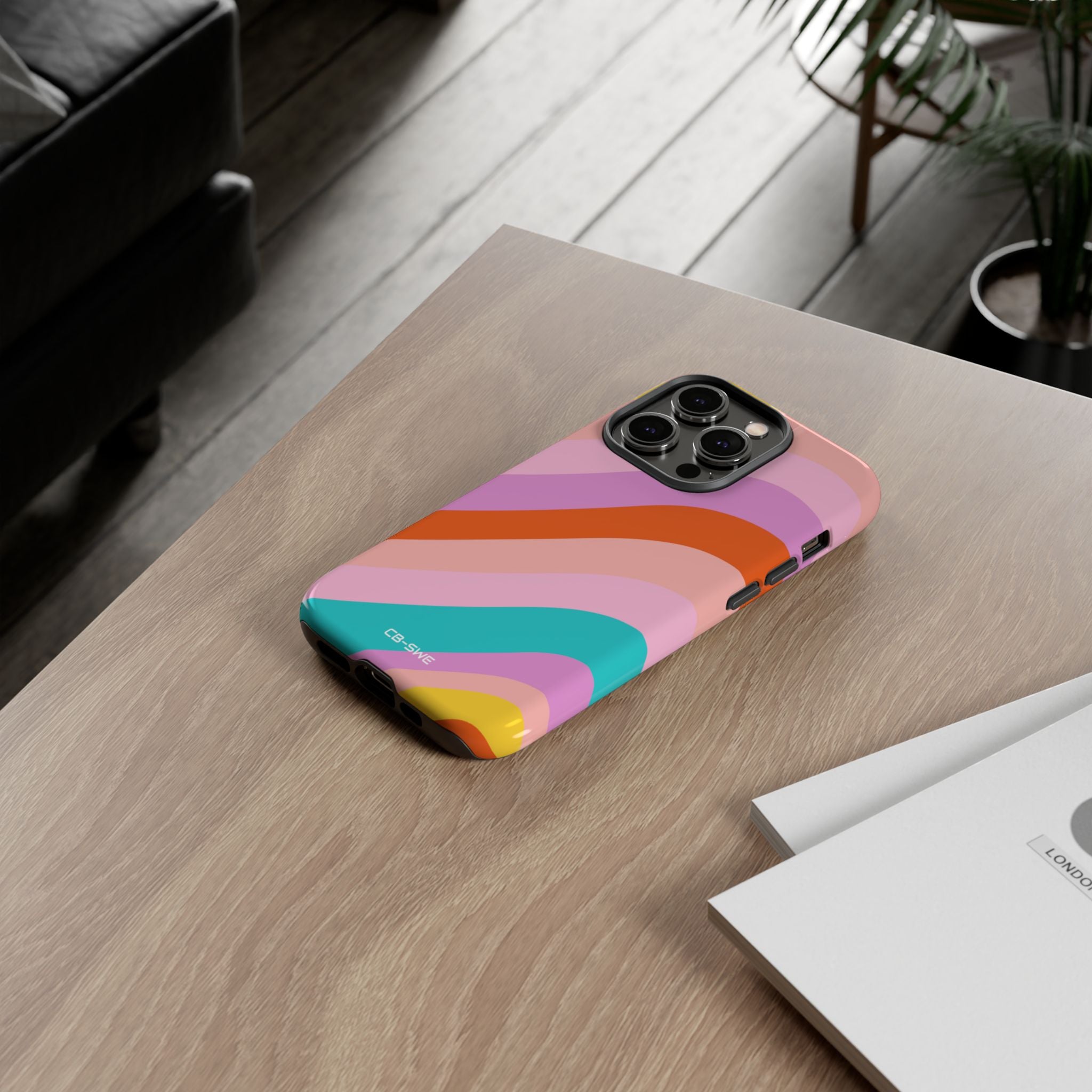 Fluid Color Waves - iPhone Case
