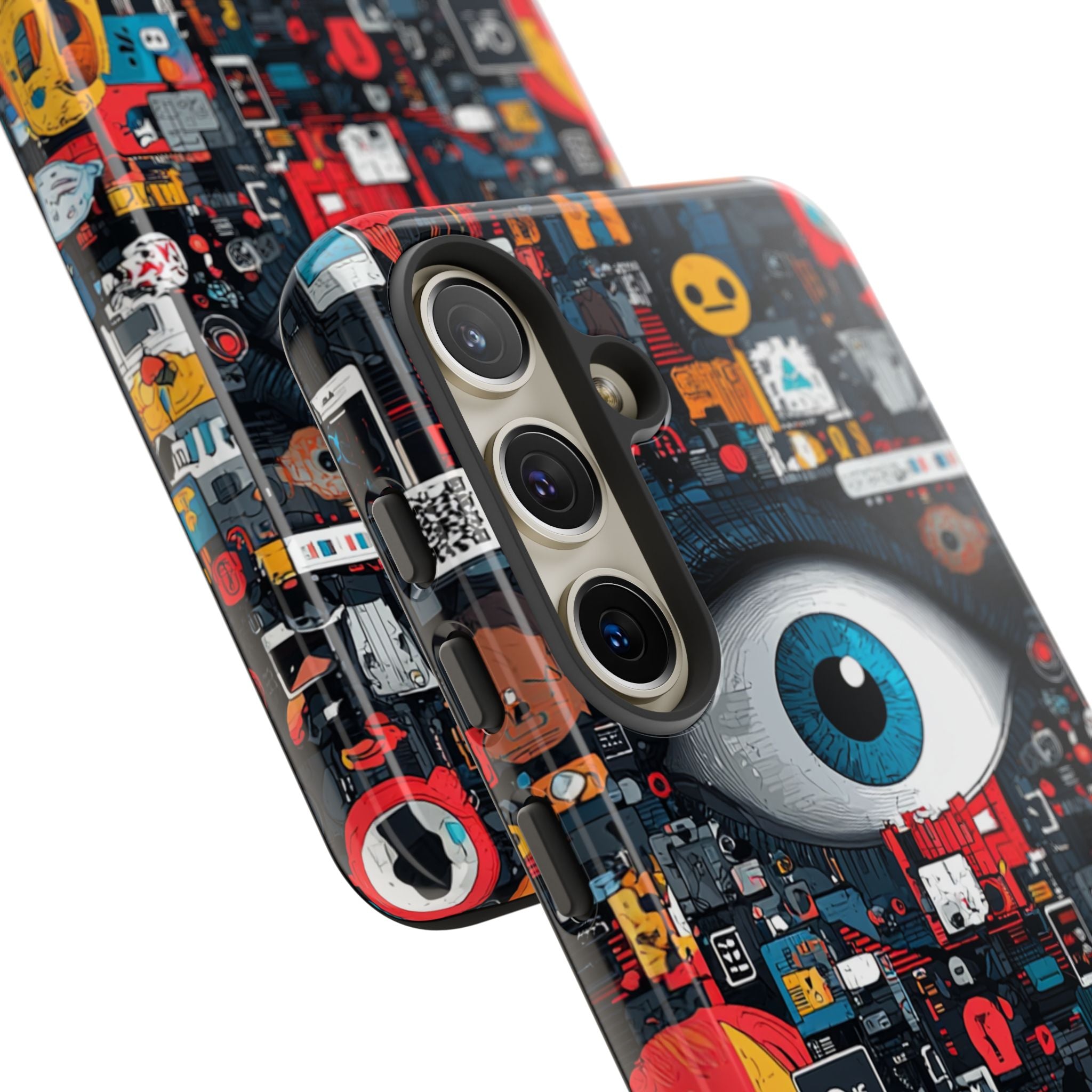 Digital Eye Blue Samsung S24 Case - Tough