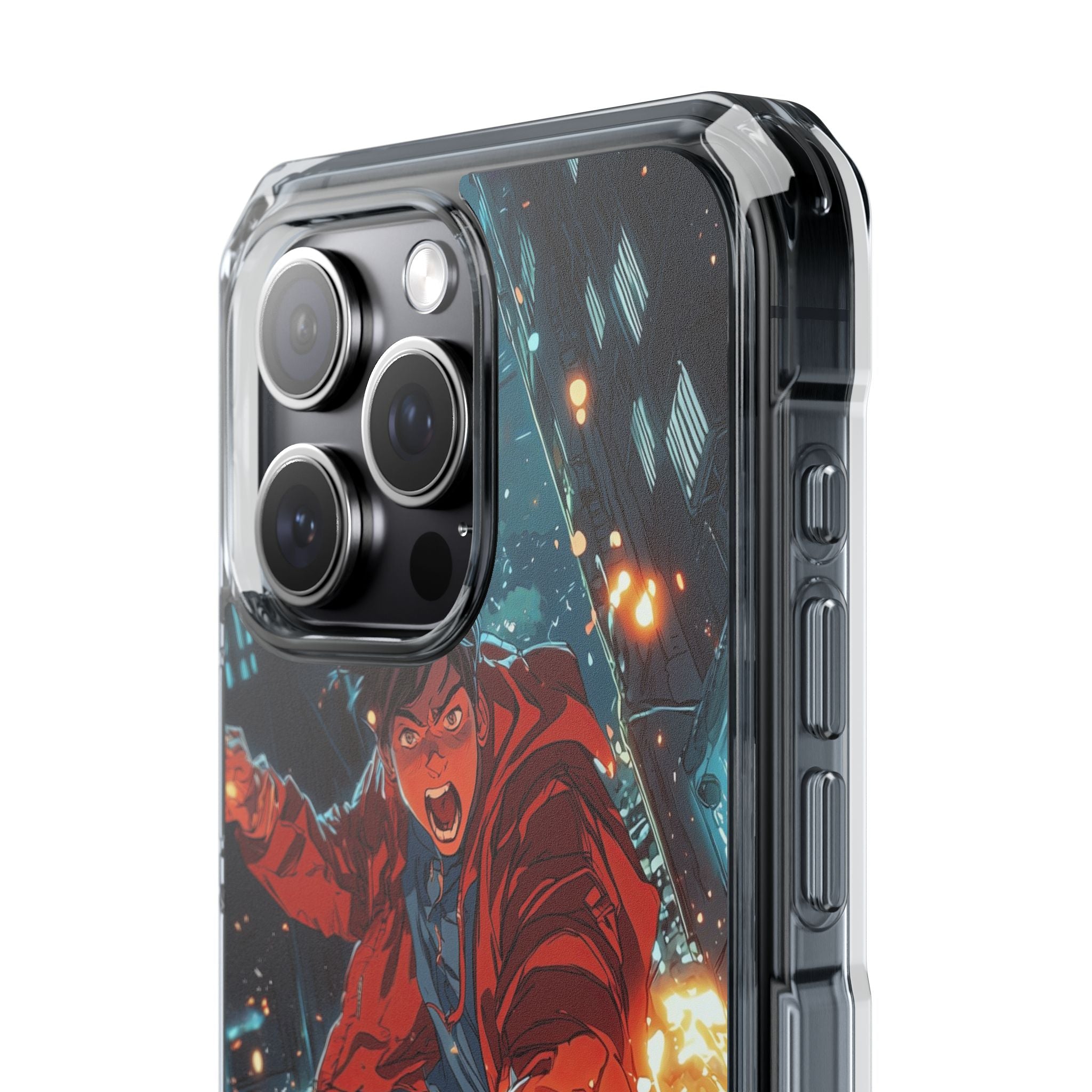 Flames Ignite Action iPhone Case - Impact