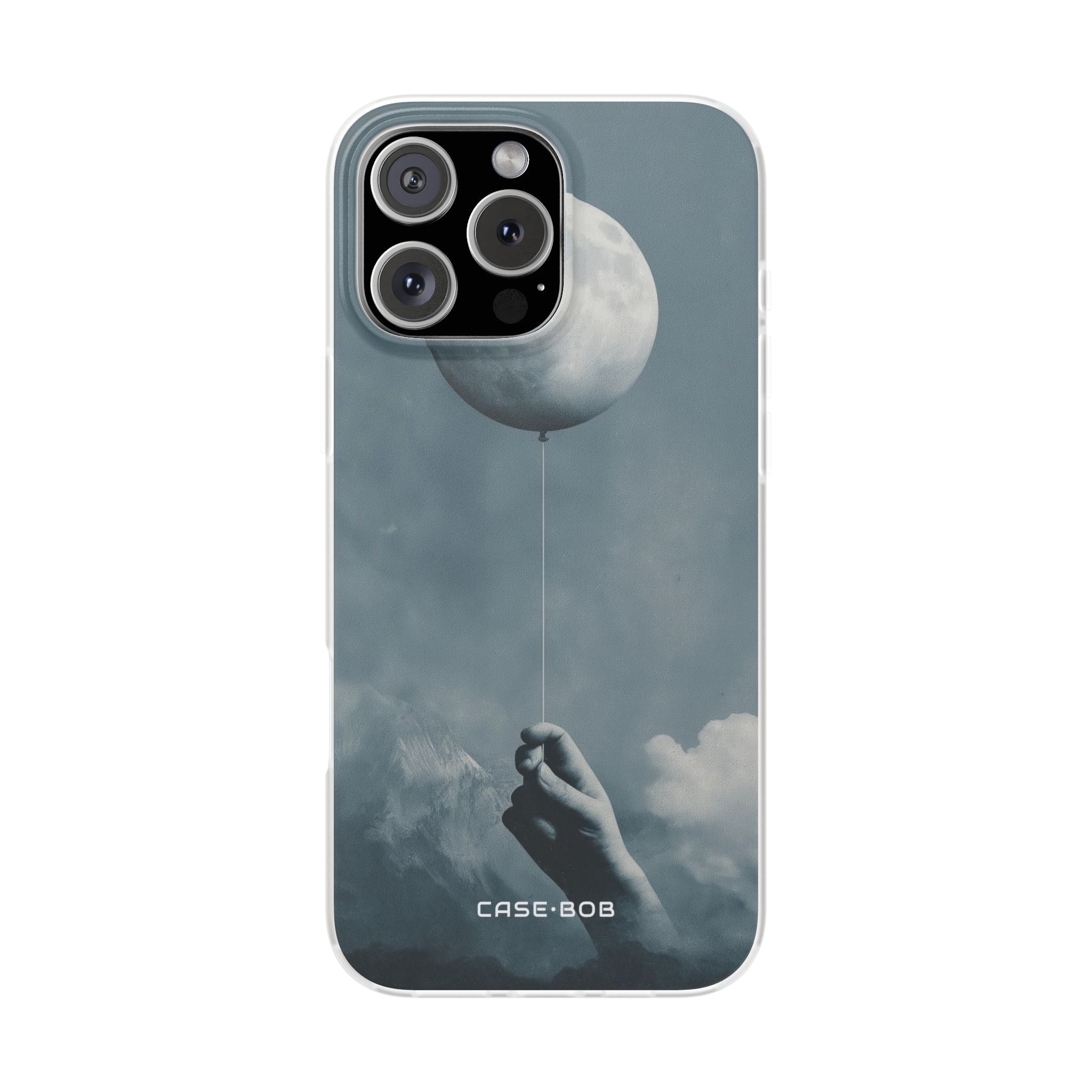 Moon Balloon iPhone 16 Pro Max Case - Soft
