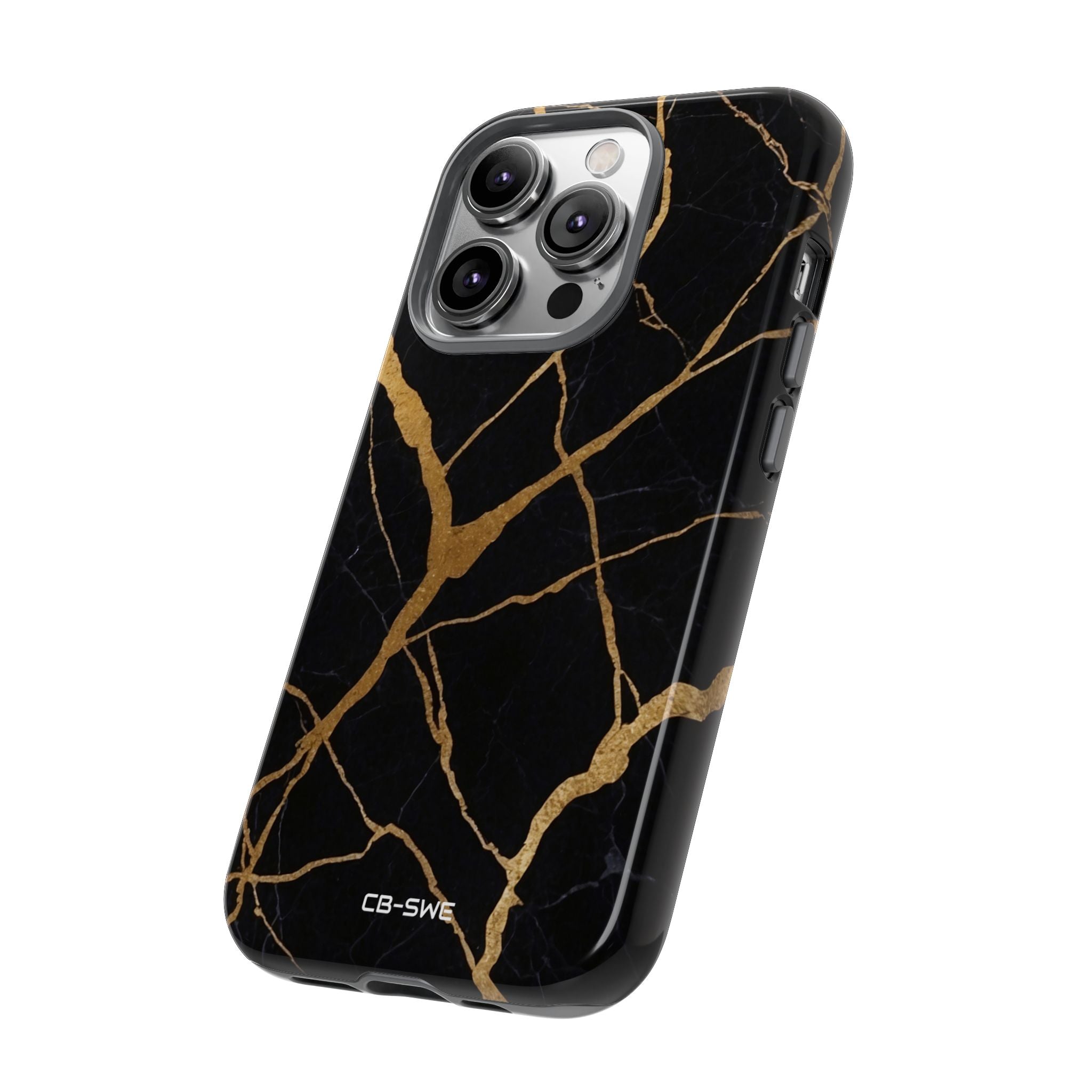 Golden Veins Twist - iPhone Case