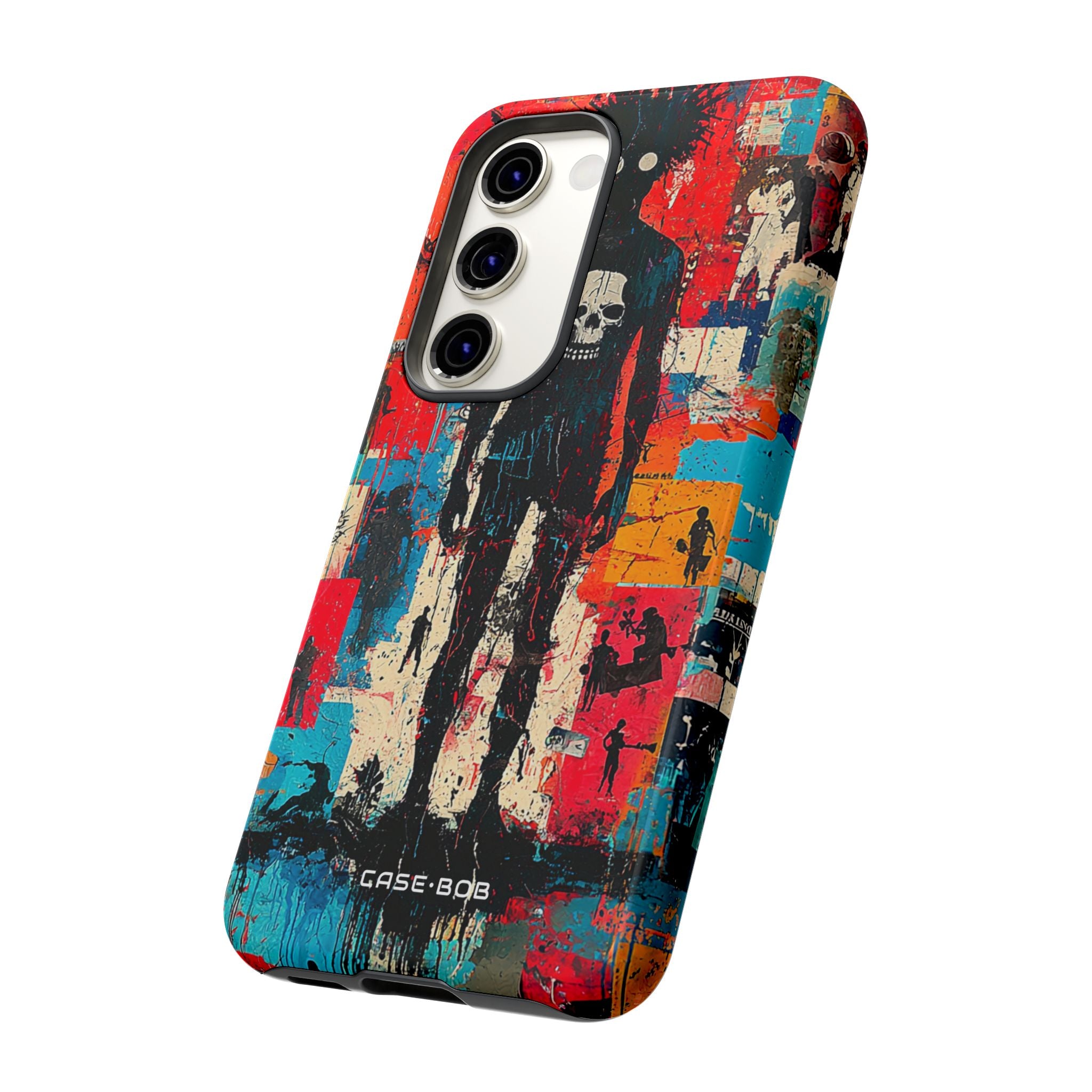 Spiky Skull Silhouette Samsung S23 Case - Tough