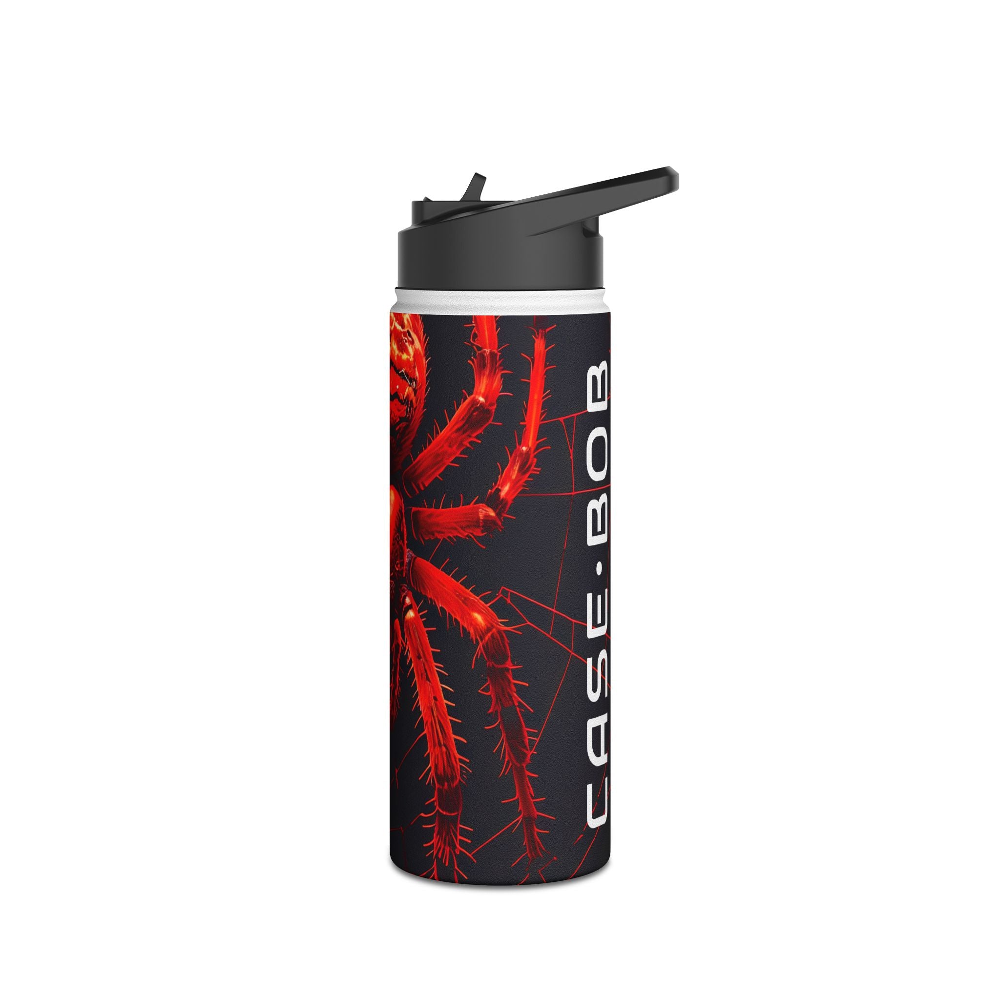 Crimson Spiderweb - Stainless Steel Water Bottle